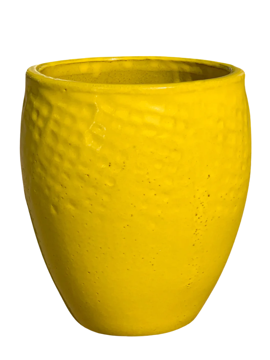 Keramik-Blumentopf Poseidon – Gelb