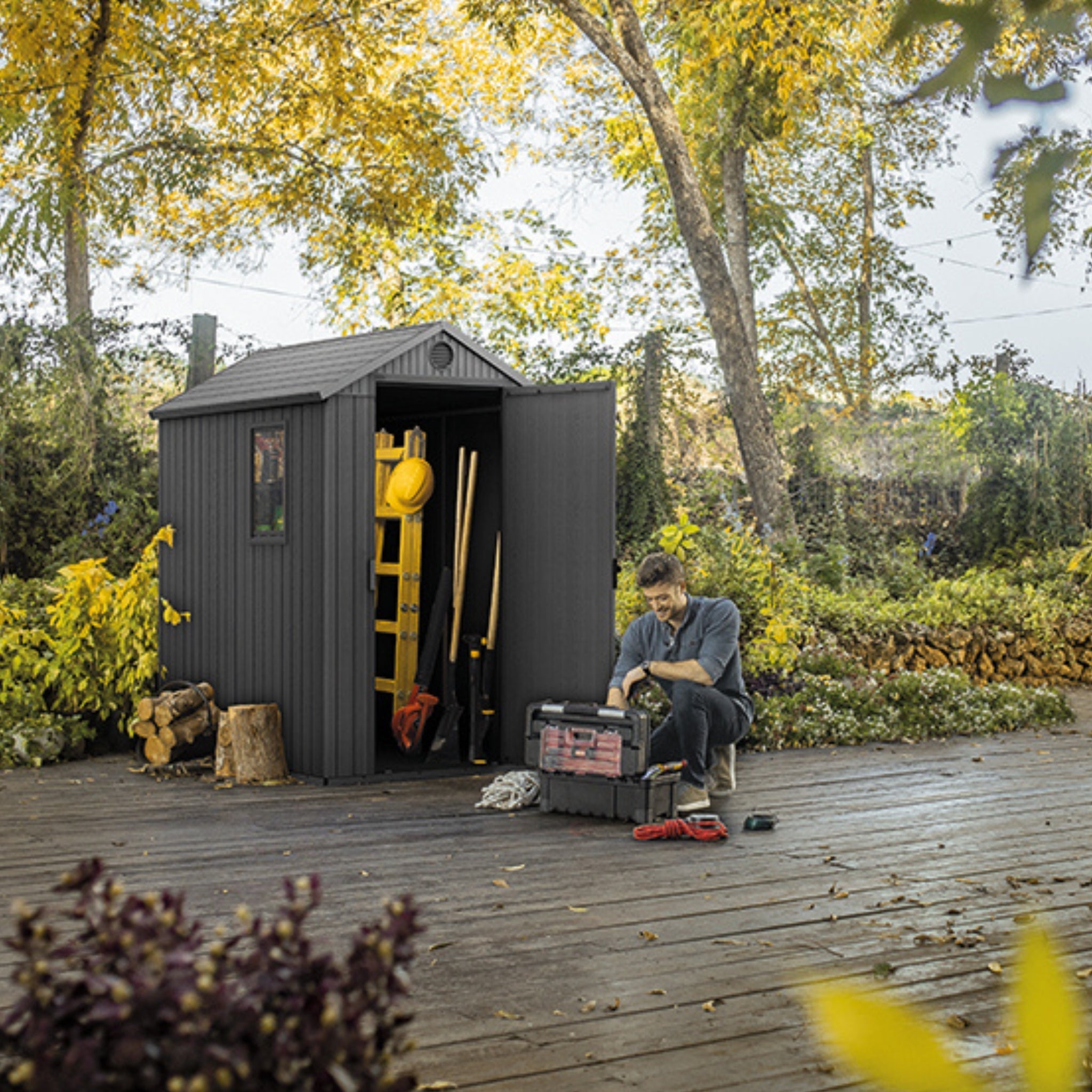 Keter Darwin 4×6 (2,3 m²) — zahradní domek, zelený