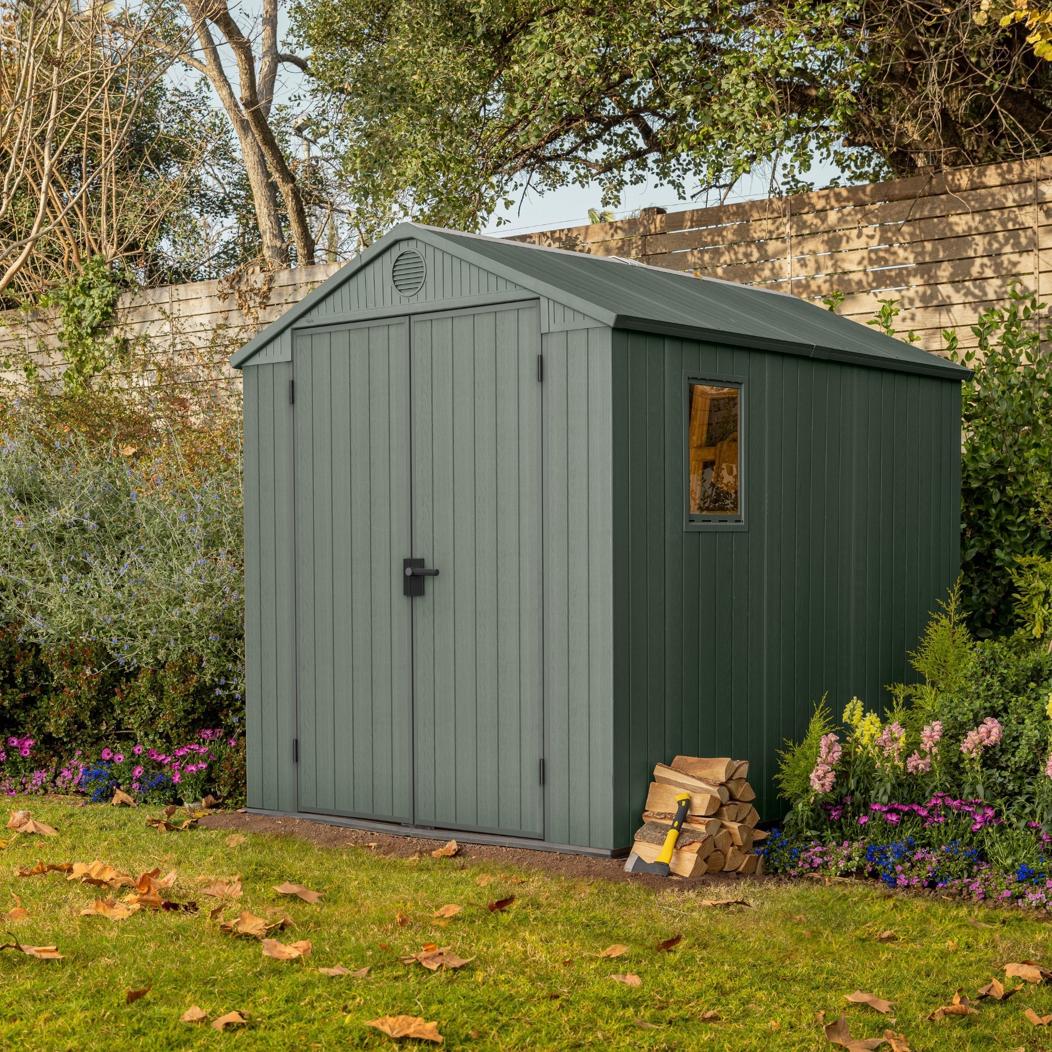 Keter Darwin 6×8 — zahradní domek, zelený