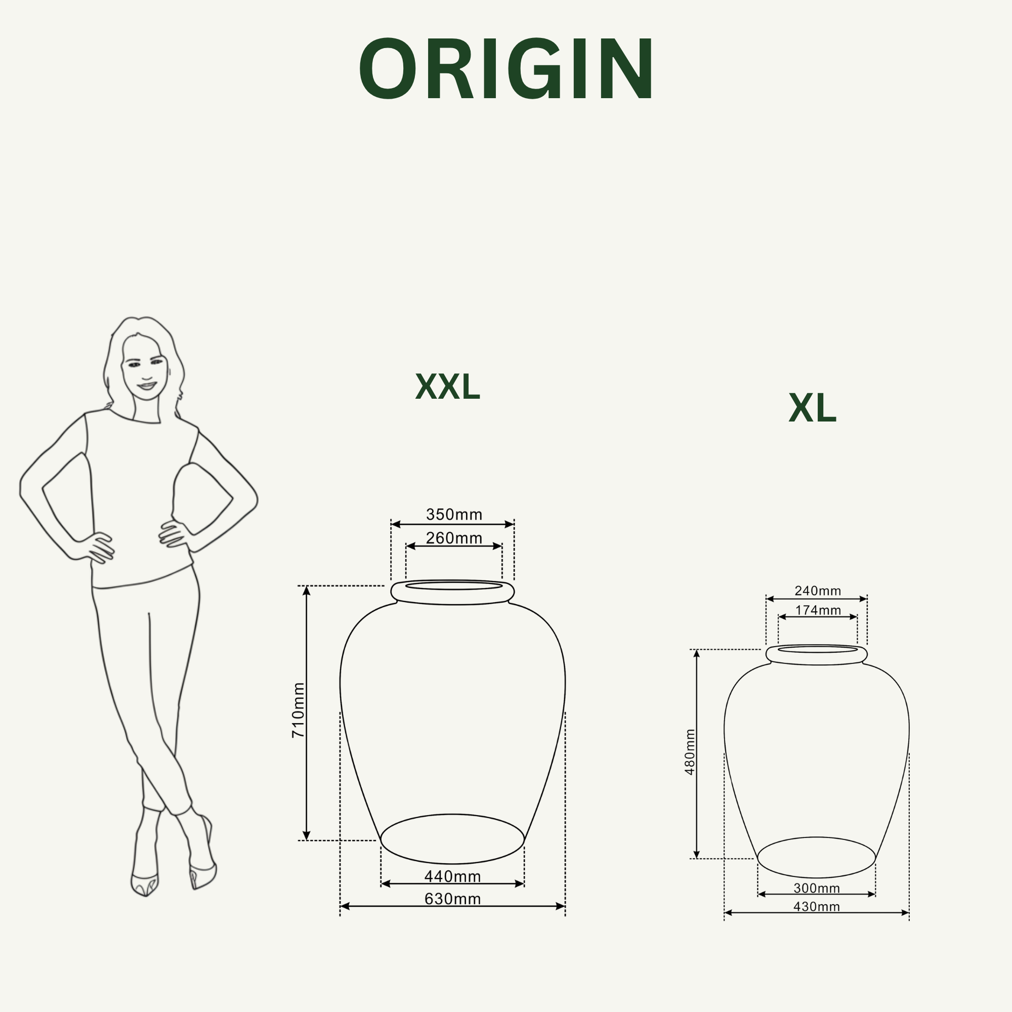 Keramický květináč ORIGIN Mlhavě šedá – styl Provence, robustní a elegantní