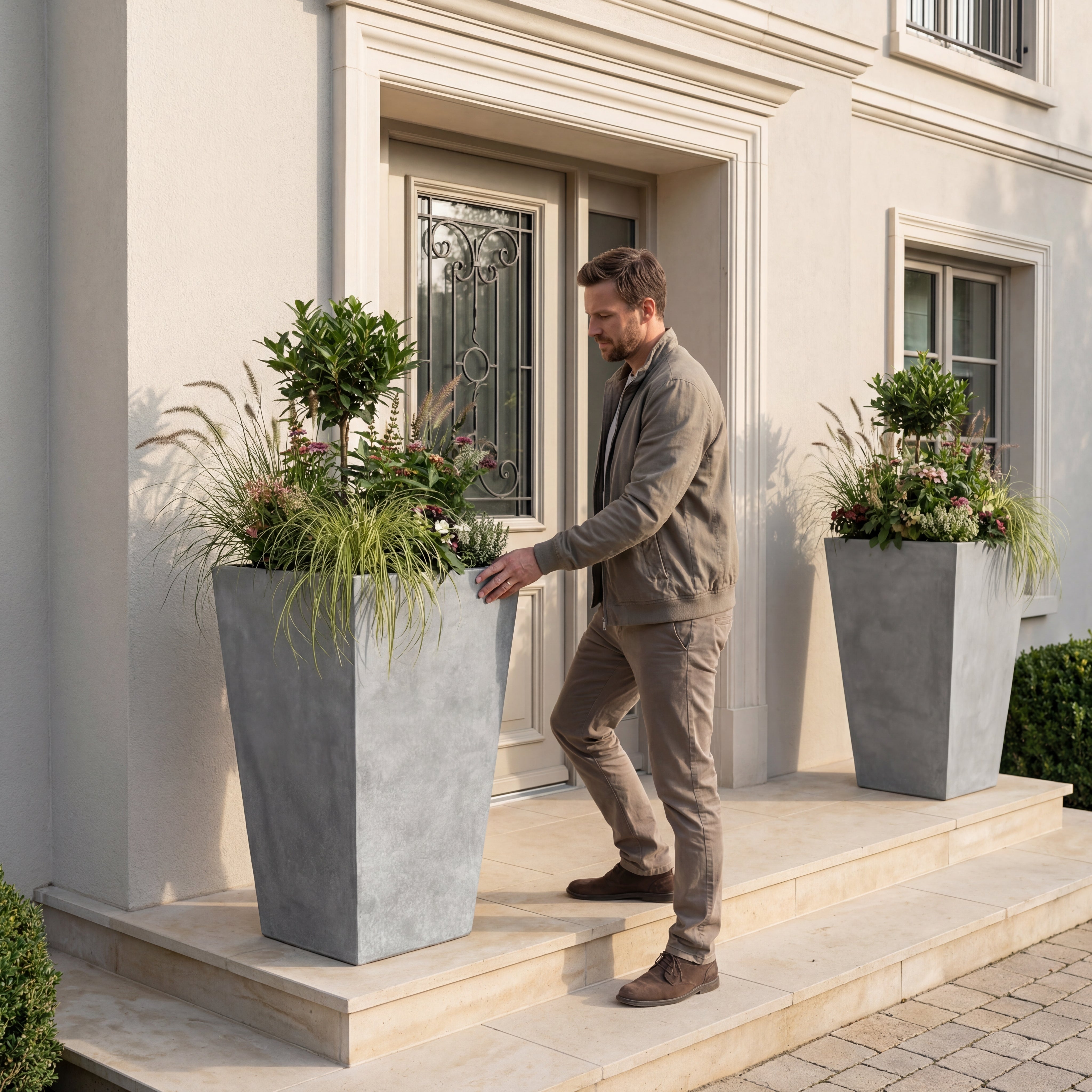 Betonový květináč AERIS - doplňující náhled