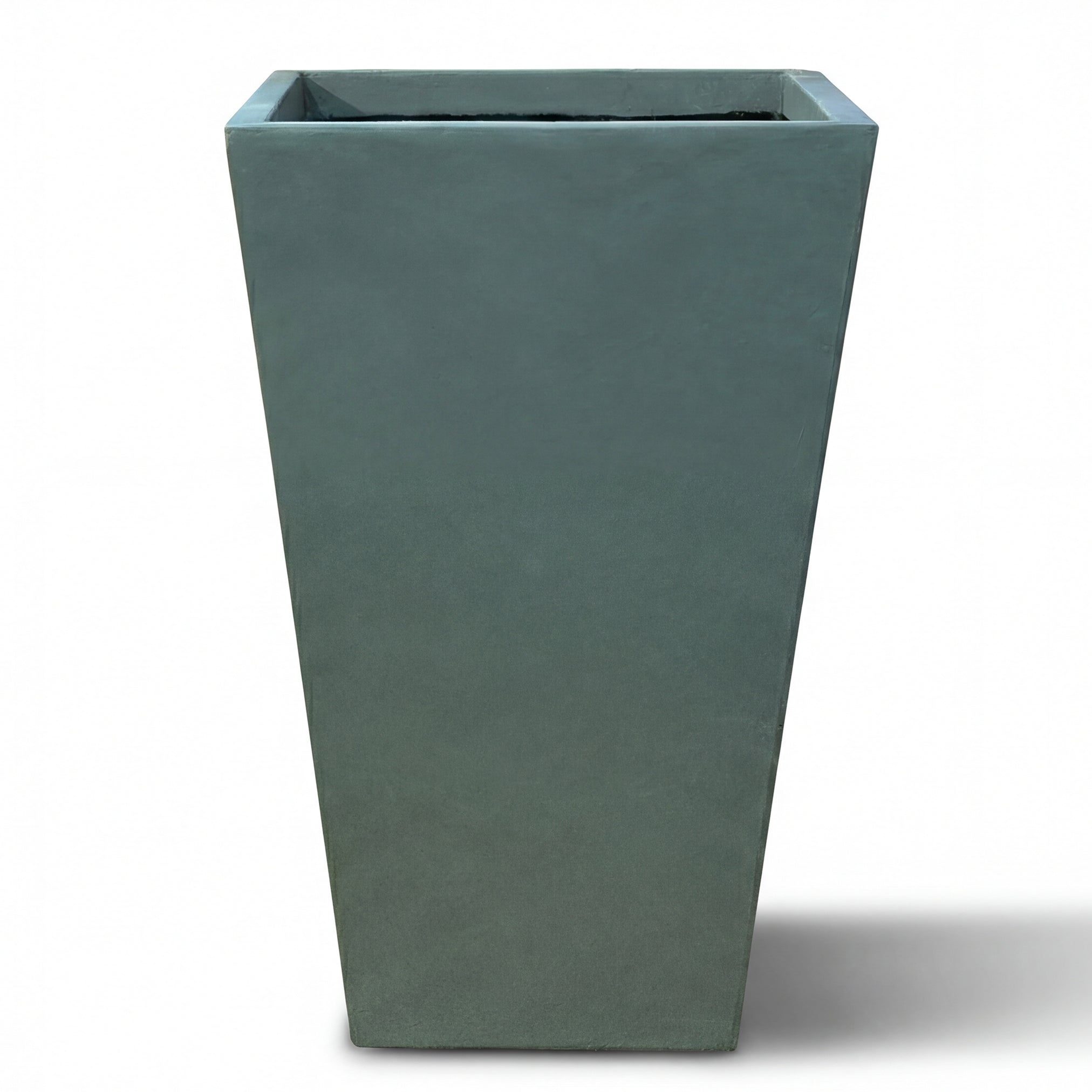 Betonový květináč AERIS - Tmavě zelená