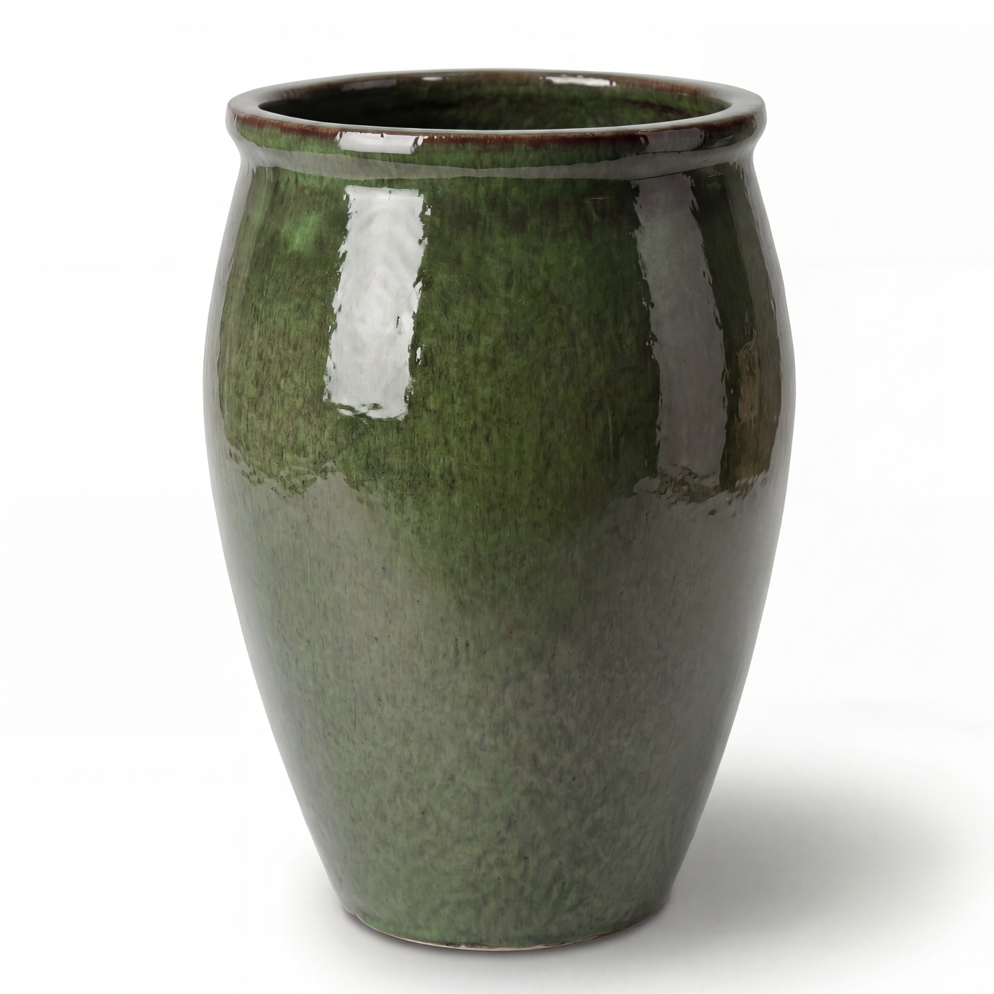 Keramik-Pflanzkübel BACCHUS - Tropisches Grün