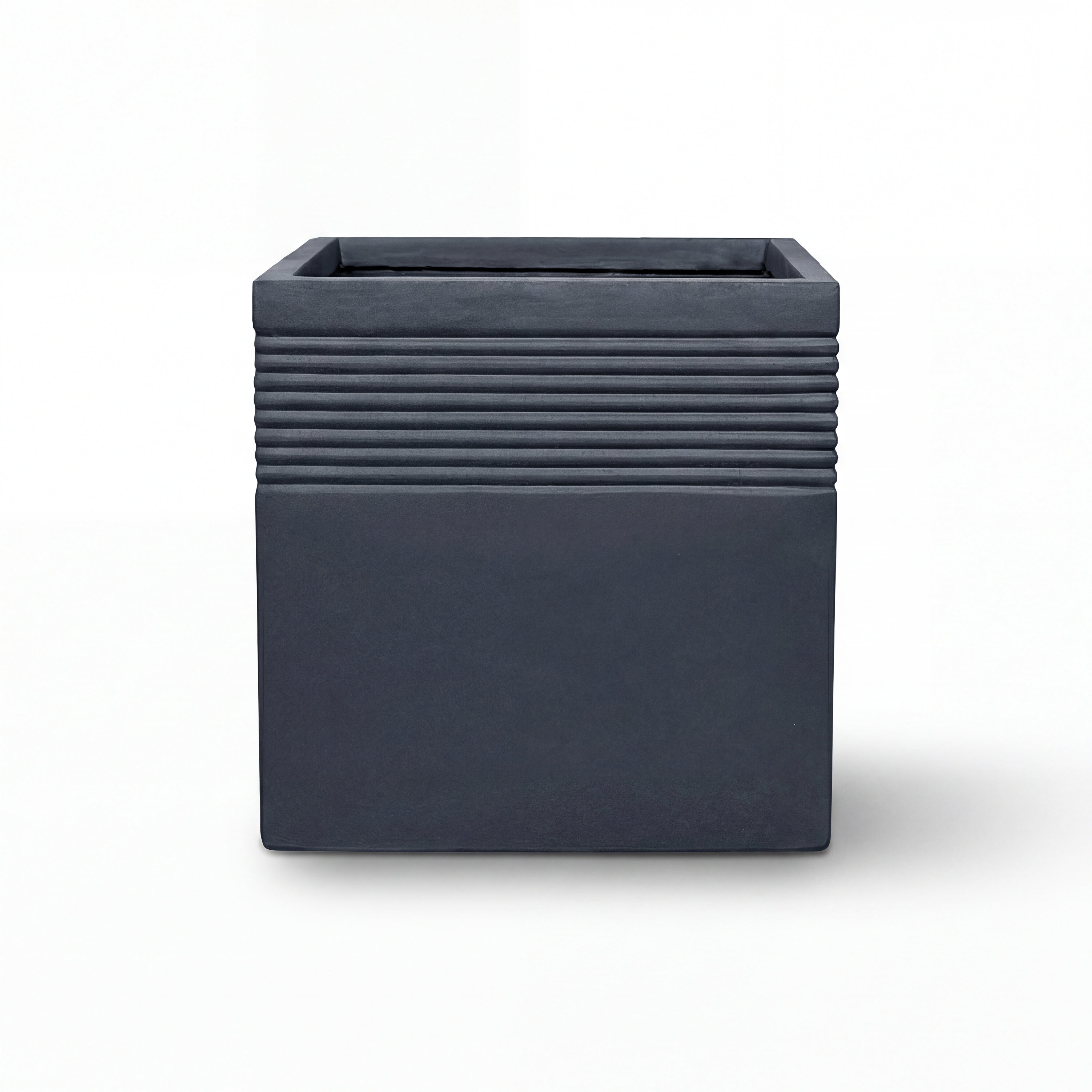 Betonový květináč Spirit - Tmavě šedý