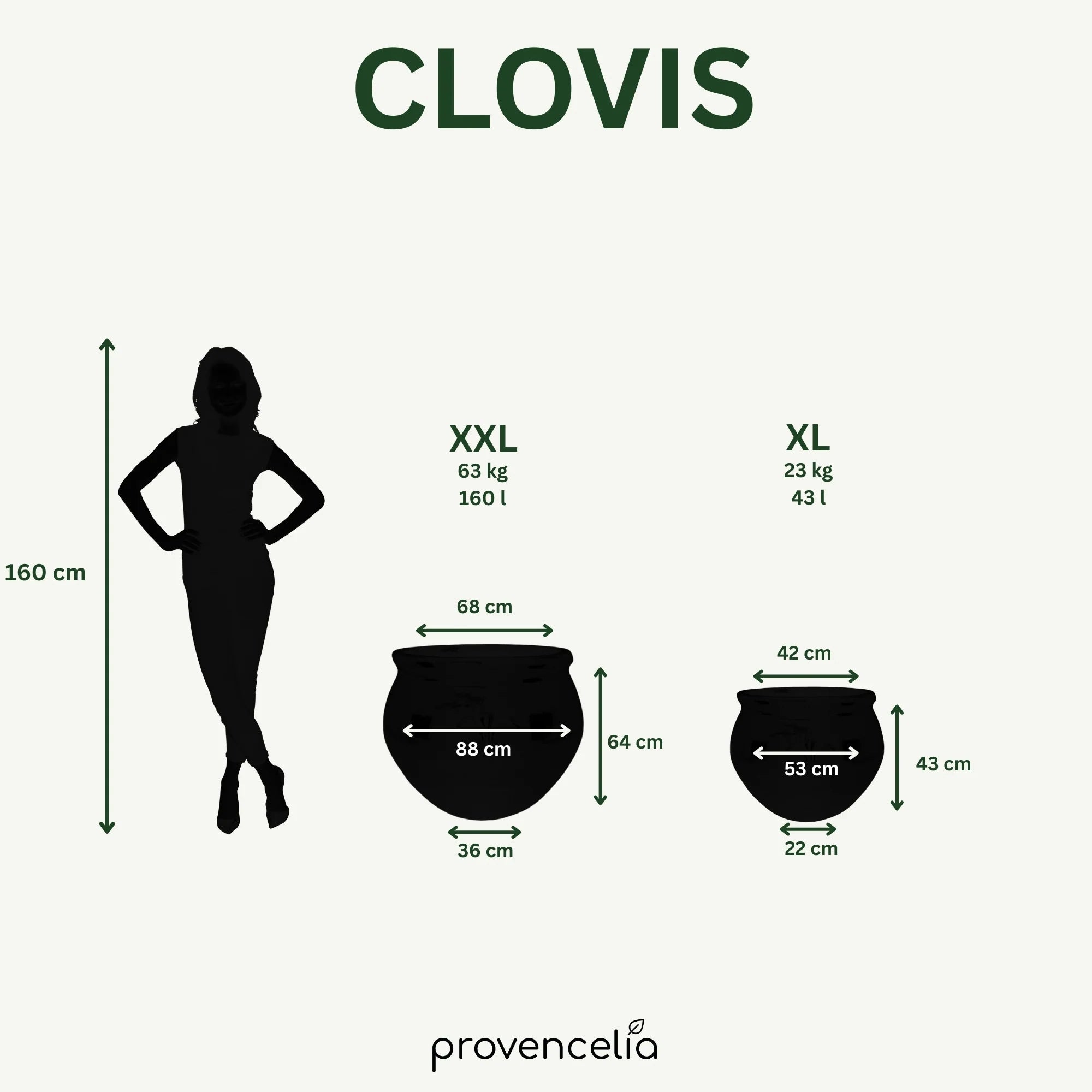 Keramický květináč CLOVIS Tropicky oranžová – styl Provence, robustní a elegantní