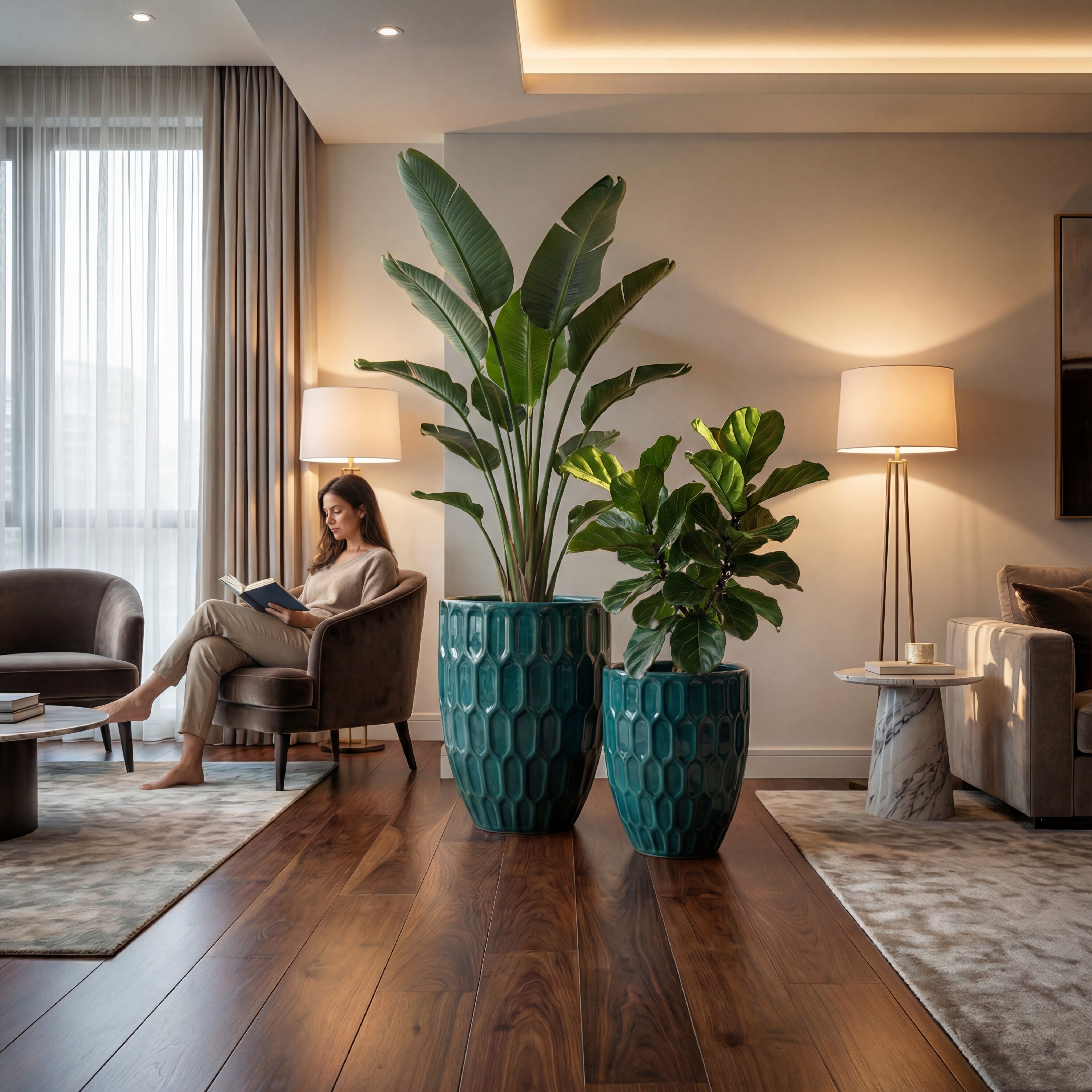 Keramický květináč DAUDET - doplňující náhled