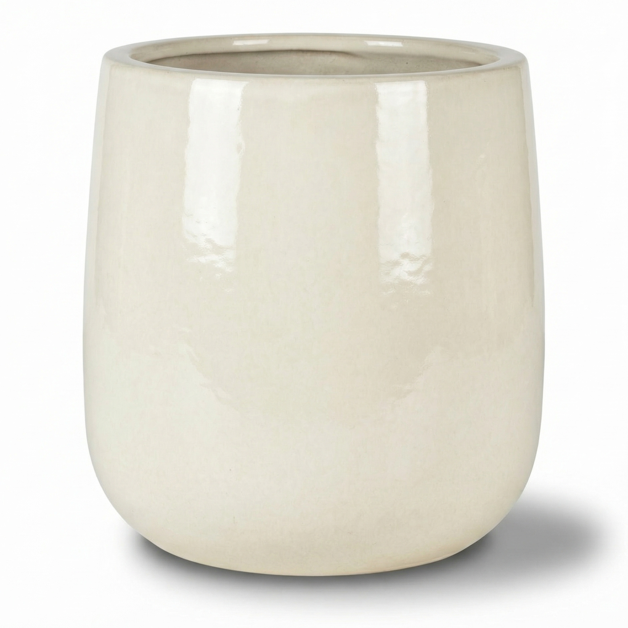 Keramický květináč DIANE krémová – Provencelia, ručně vyráběný, mrazuvzdorný