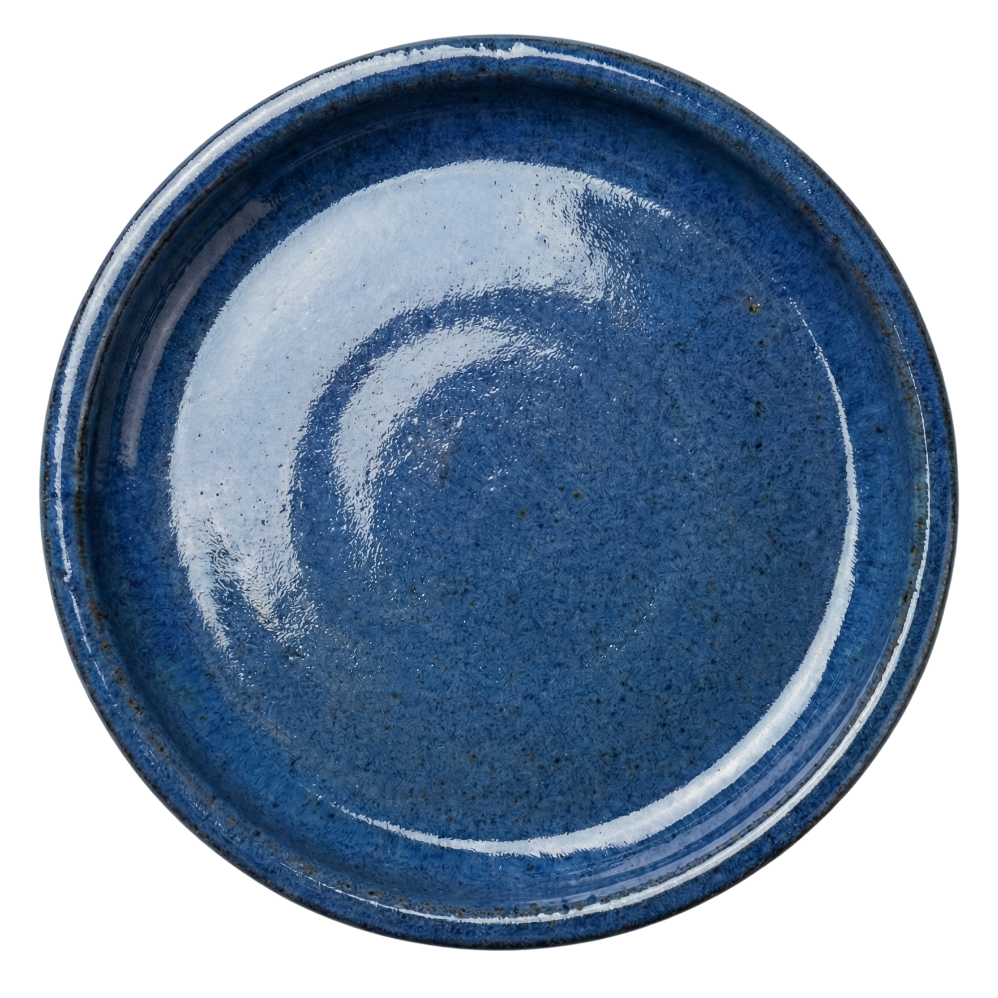 Podmiska pod květináč - Anticky modrá