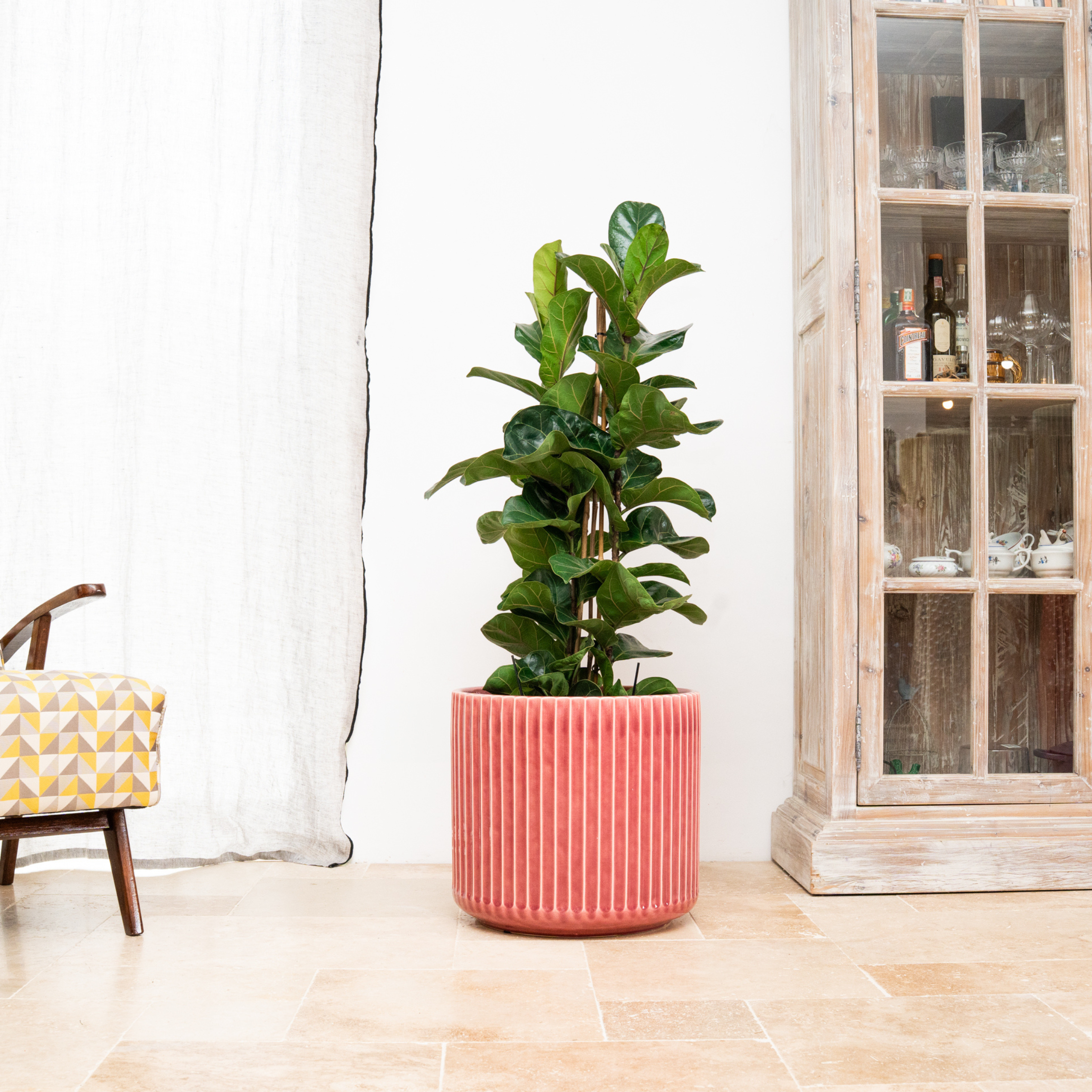 Keramiktopf LONDON Růžový – Provence-Stil, robust und elegant