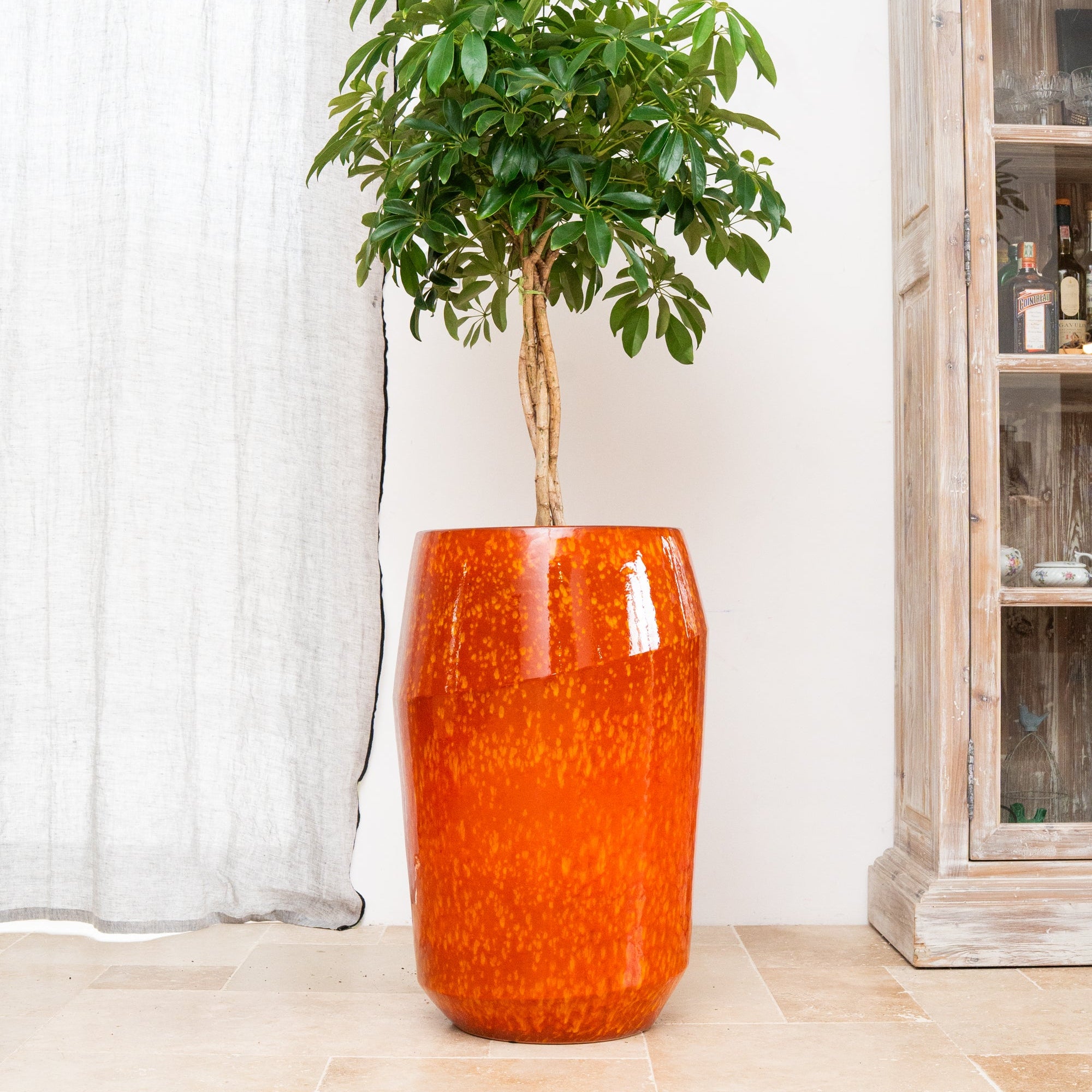 Keramik-Blumentopf MONACO - Orange