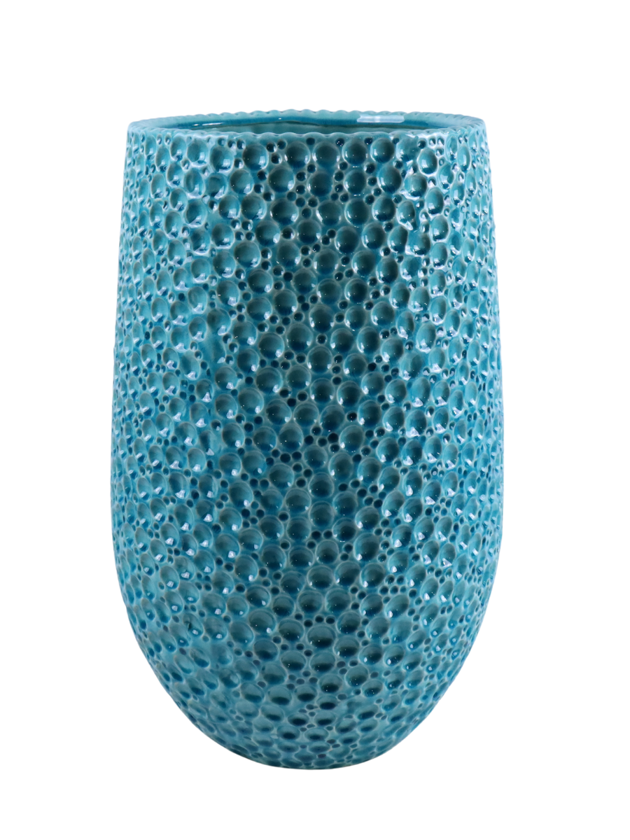 Keramischer Blumentopf Paris – Hellblau