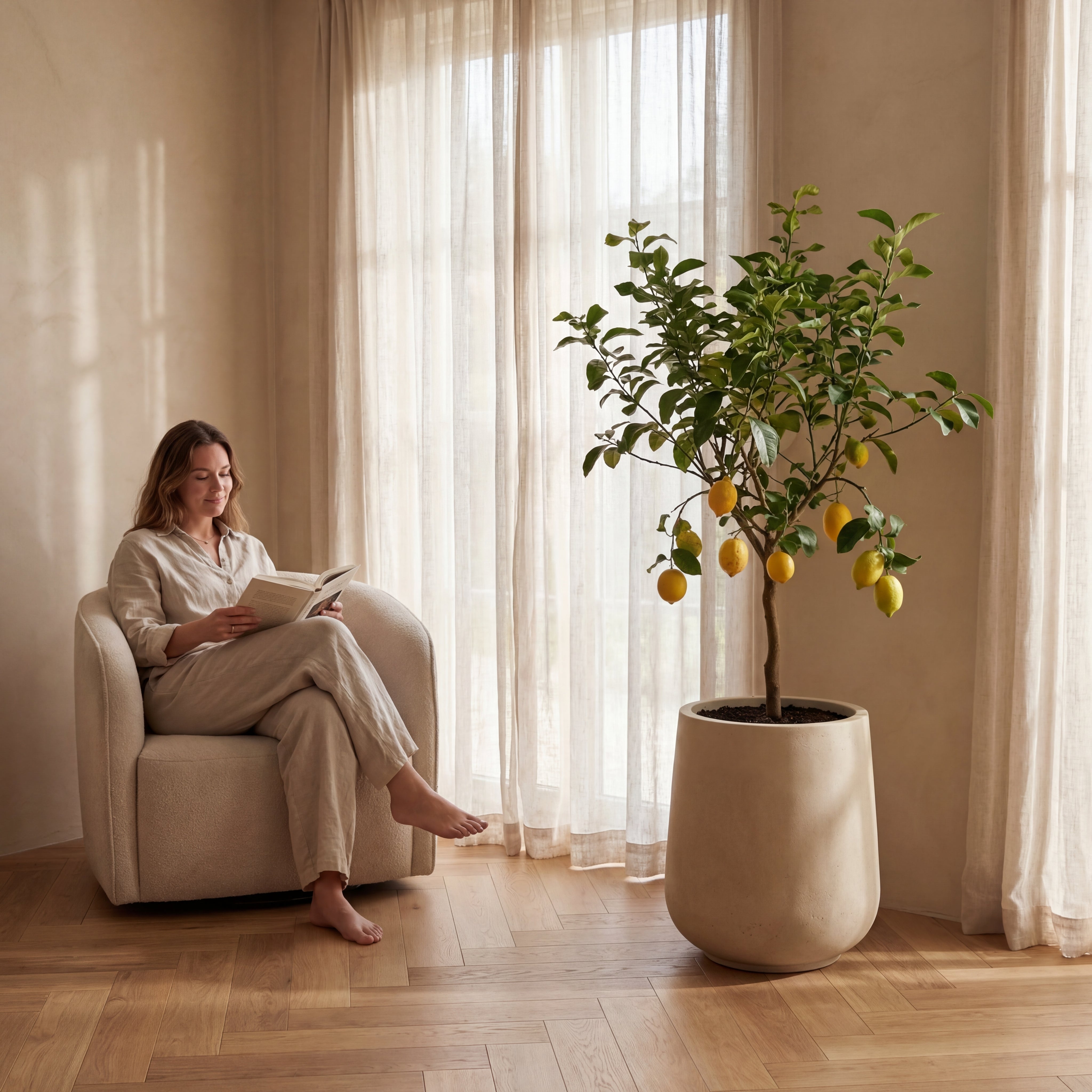 Betonový květináč MONOLITH - doplňující náhled