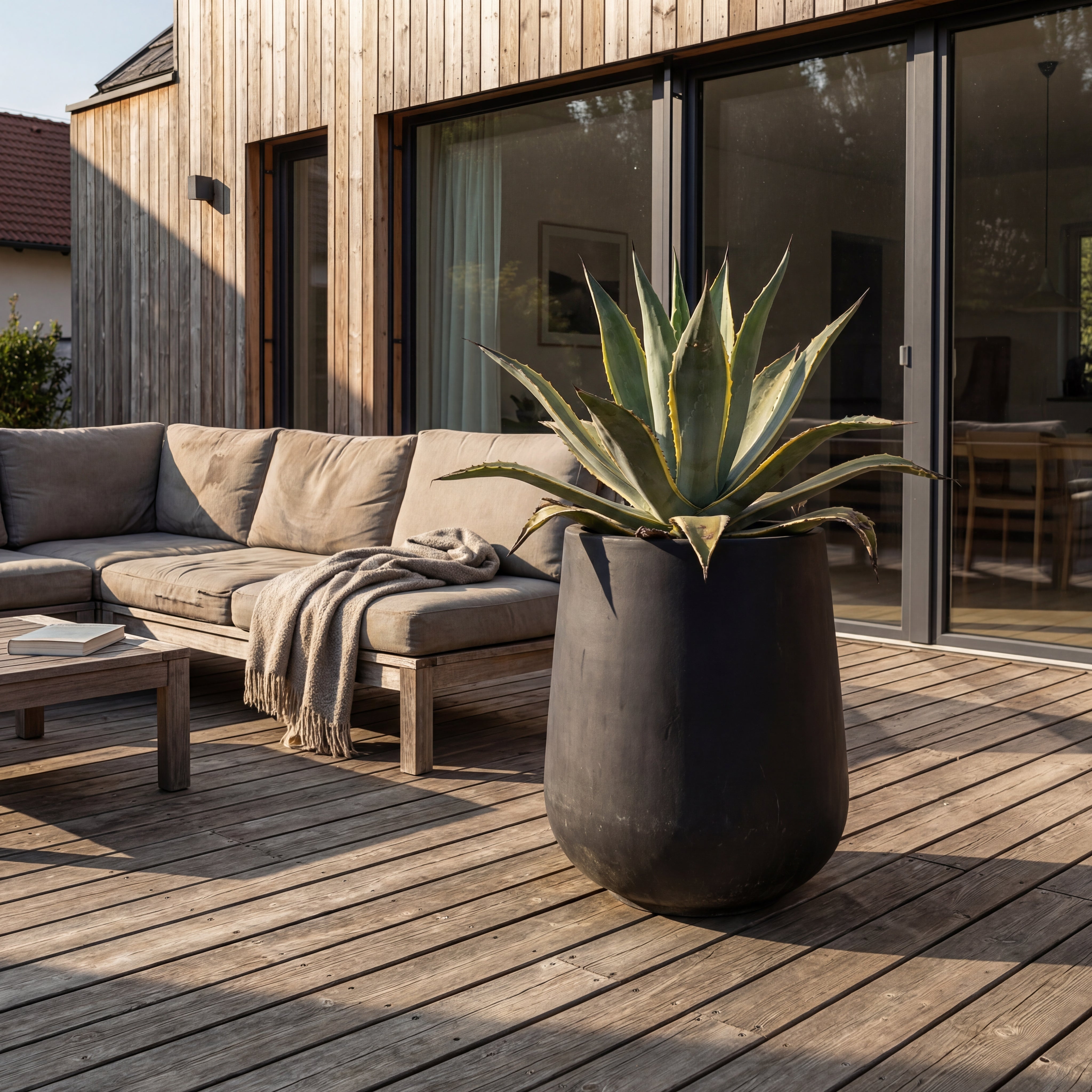 Betonový květináč SILEX - doplňující náhled