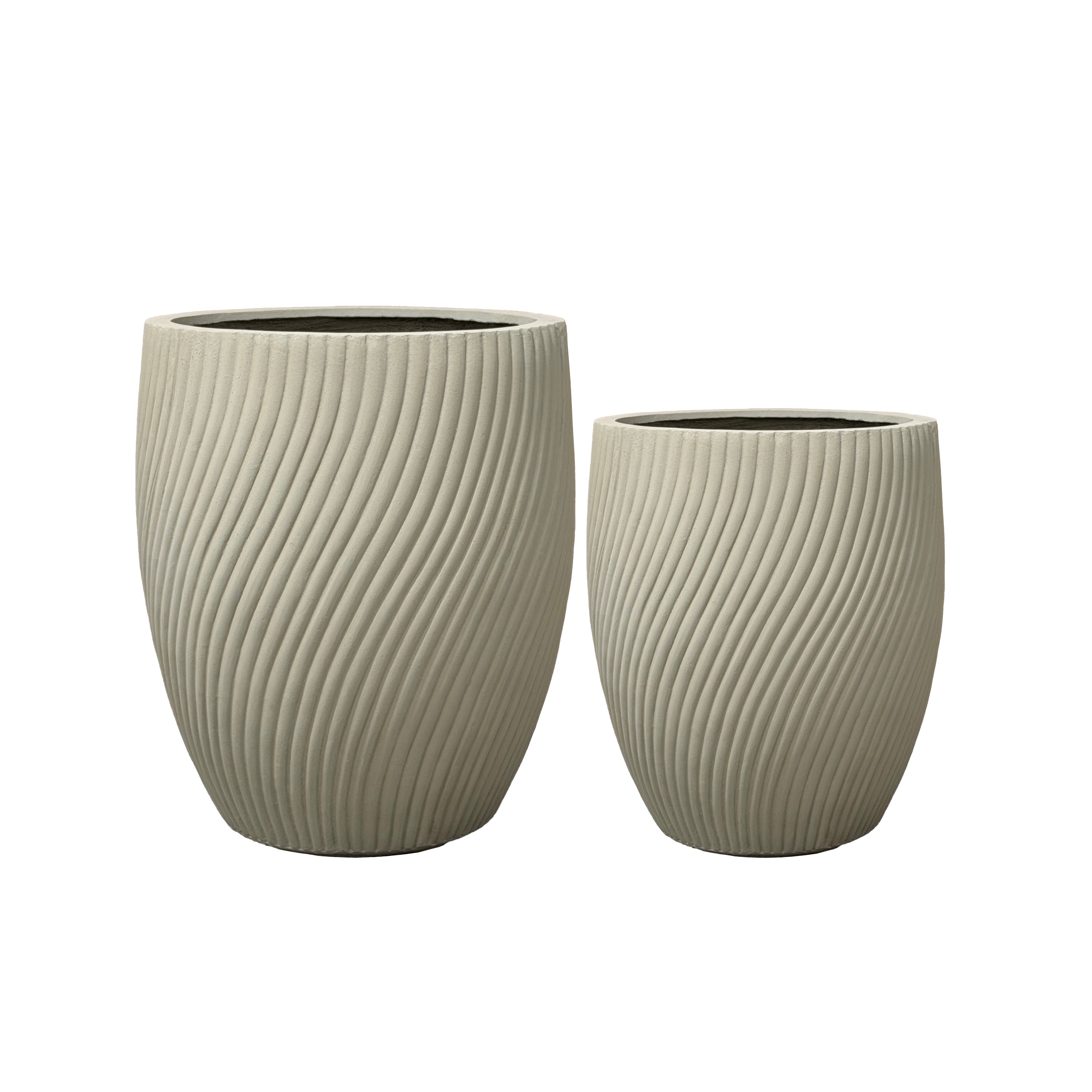 Beton-Pflanzkübel Solstice Beige – robuste Oberfläche