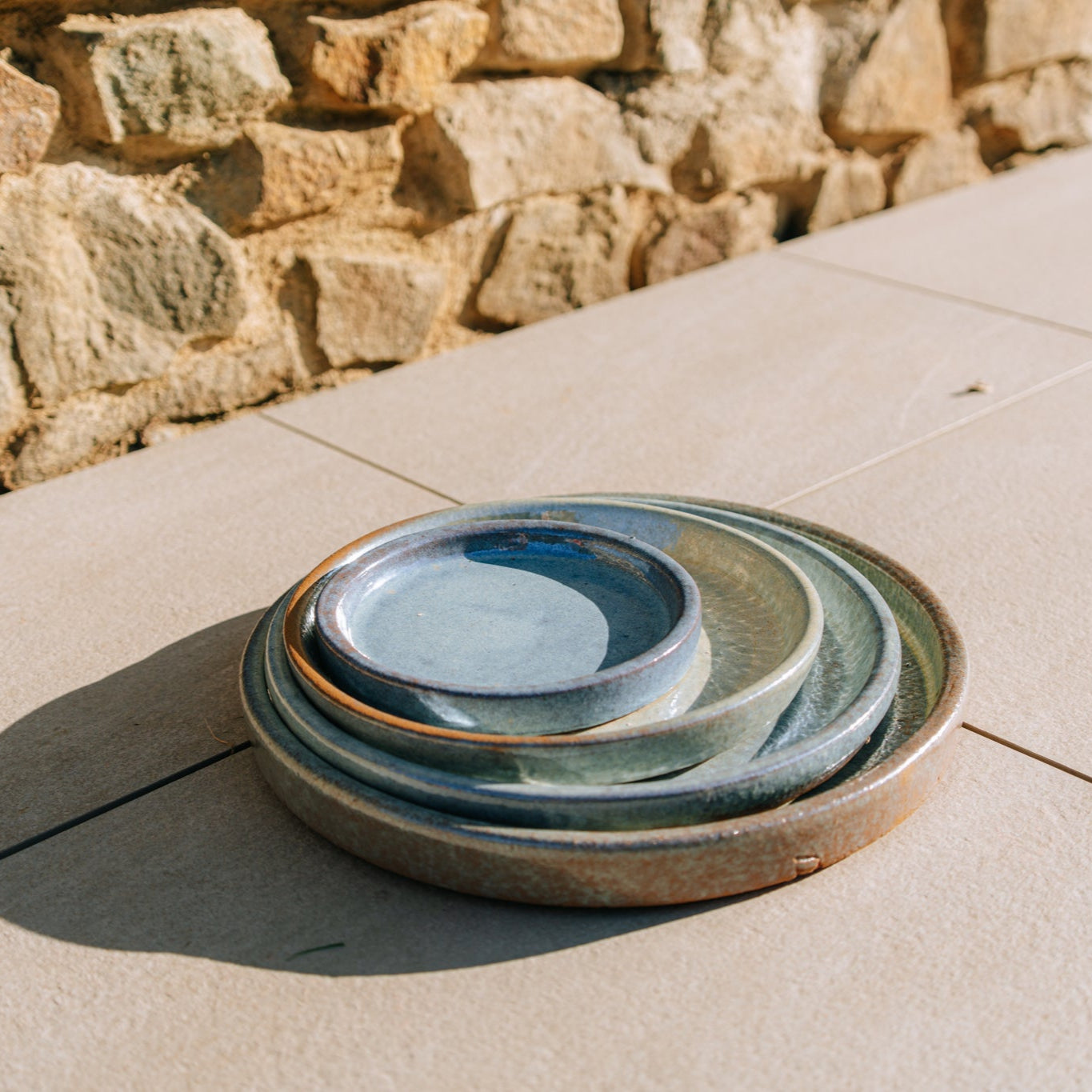 Podmiska pod květináč - Perlová