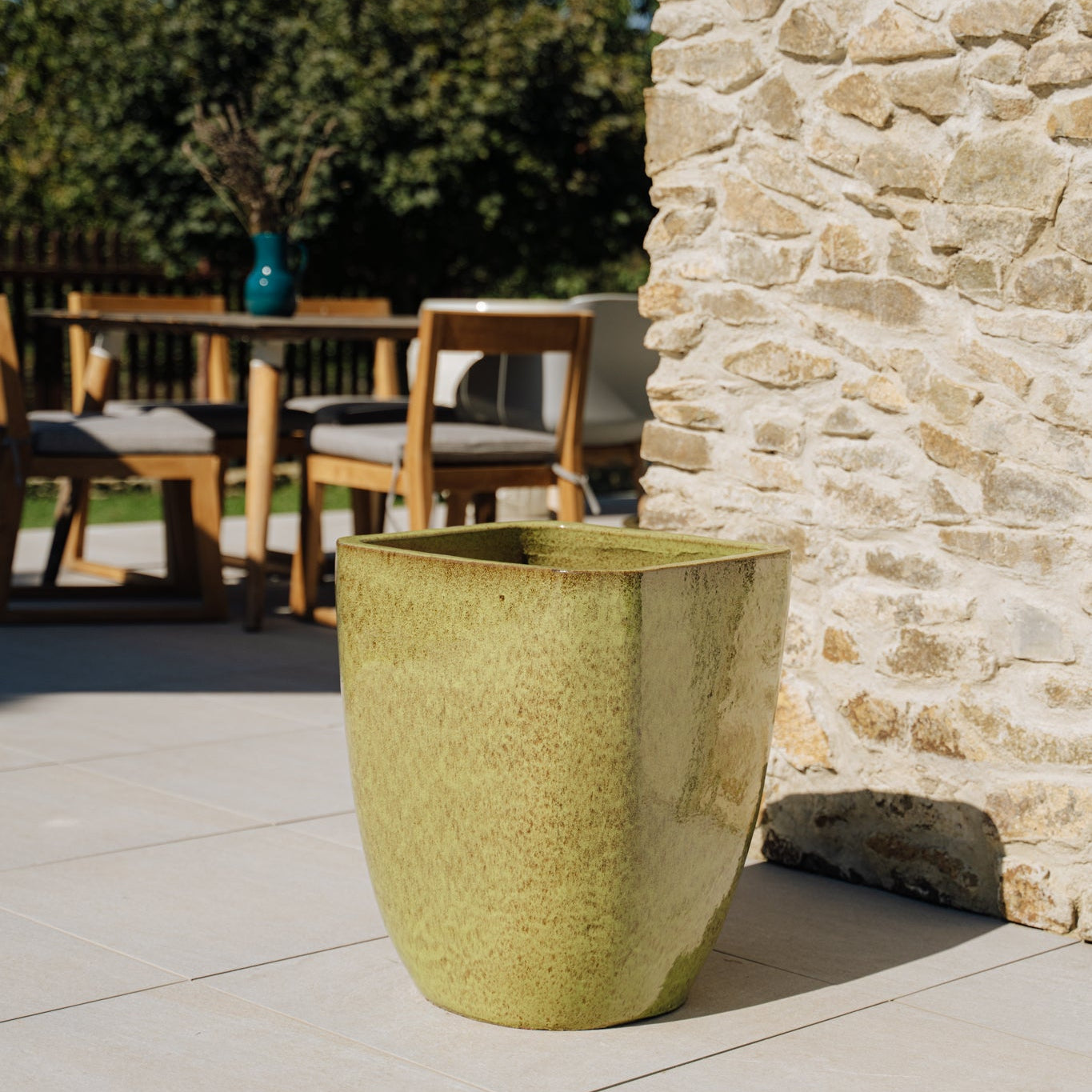 Provencelia VAUBAN Herbstgrün – Premium Keramiktopf, zeitloses Design