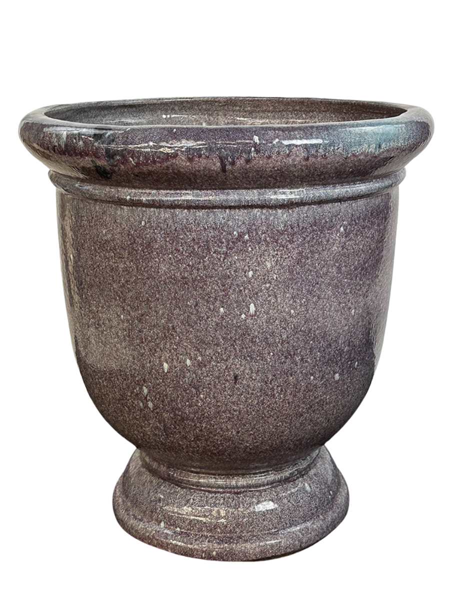 XXL Keramik-Pflanzkübel TITAN - Herbstlila