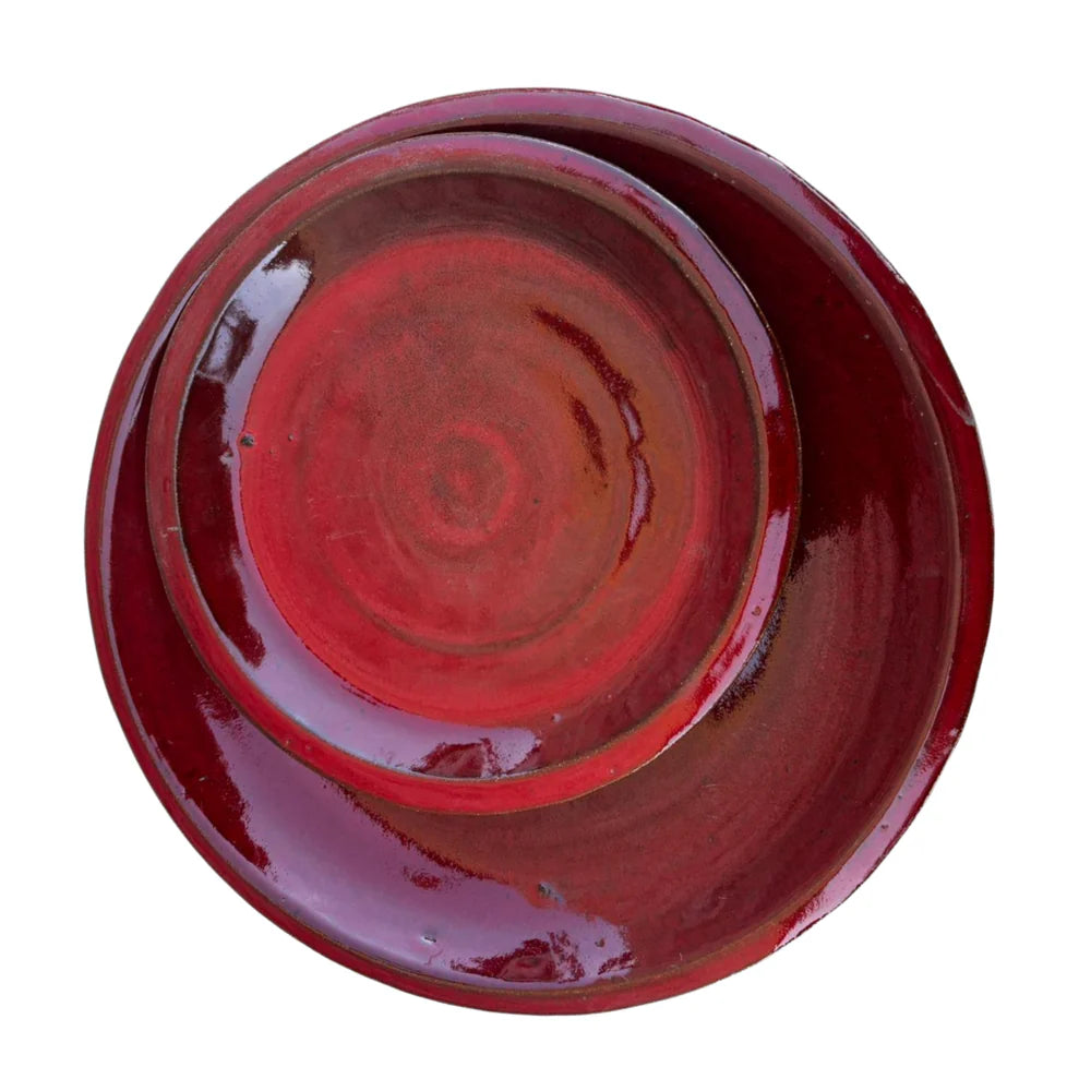 Untersetzer für Blumentopf – Imperialrot