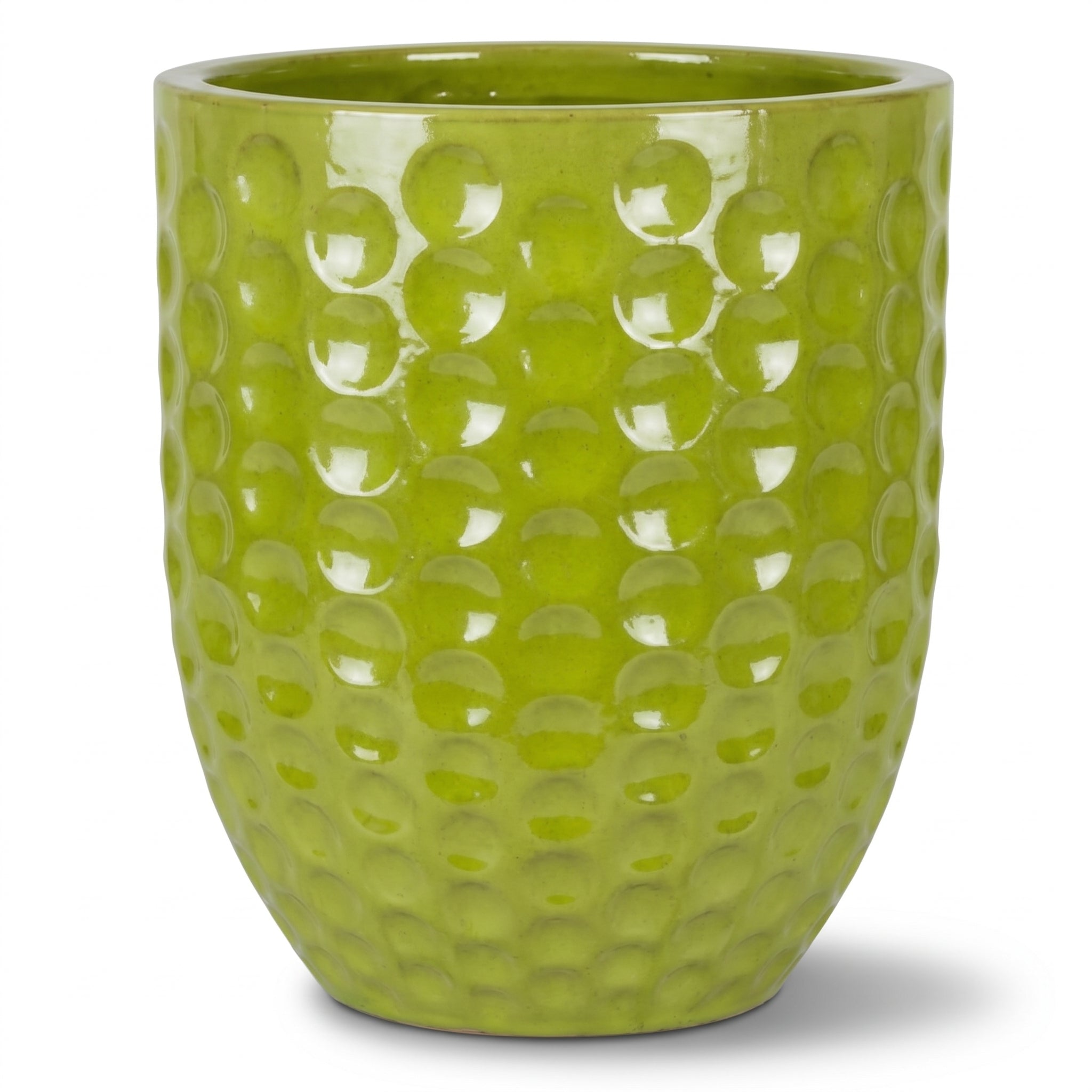 Keramik-Pflanzkübel MEROVEE – Olivgrün - XXL (55 cm x 65 cm)
