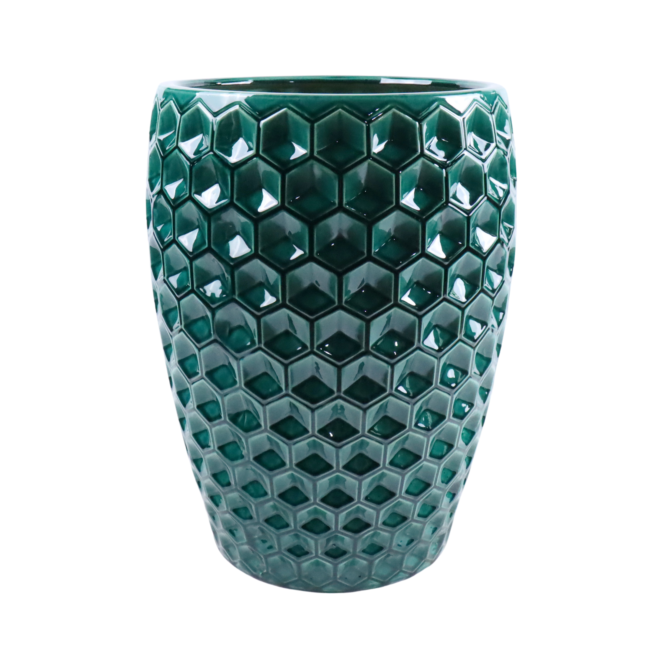 Keramik-Blumentopf VERSAILLE - Dunkelgrün