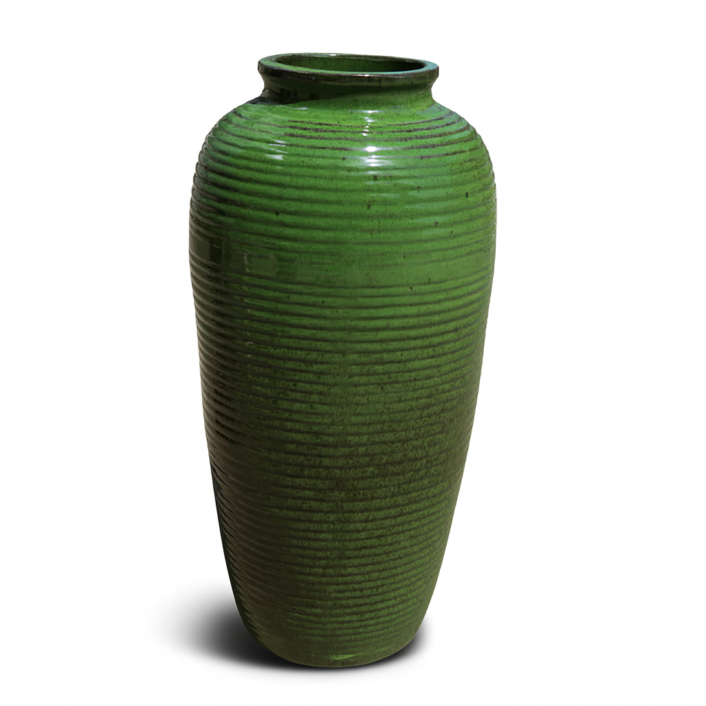 Keramik-Blumentopf ARCHIMEDE - Tropengrün