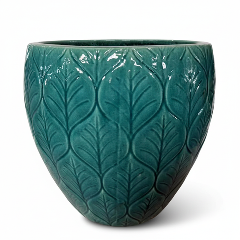 Keramik-Blumentopf ARTEMIS - Türkis