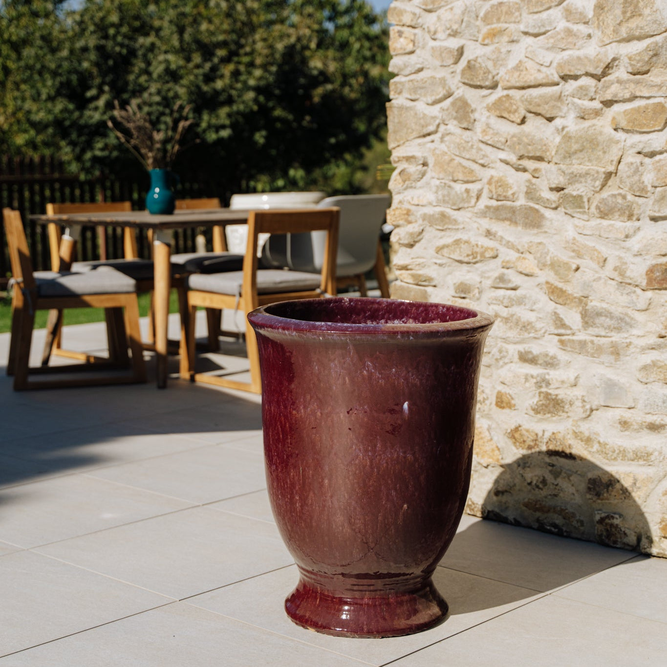 Keramiktopf ARTHUR Lila – Provence-Stil, robust und elegant