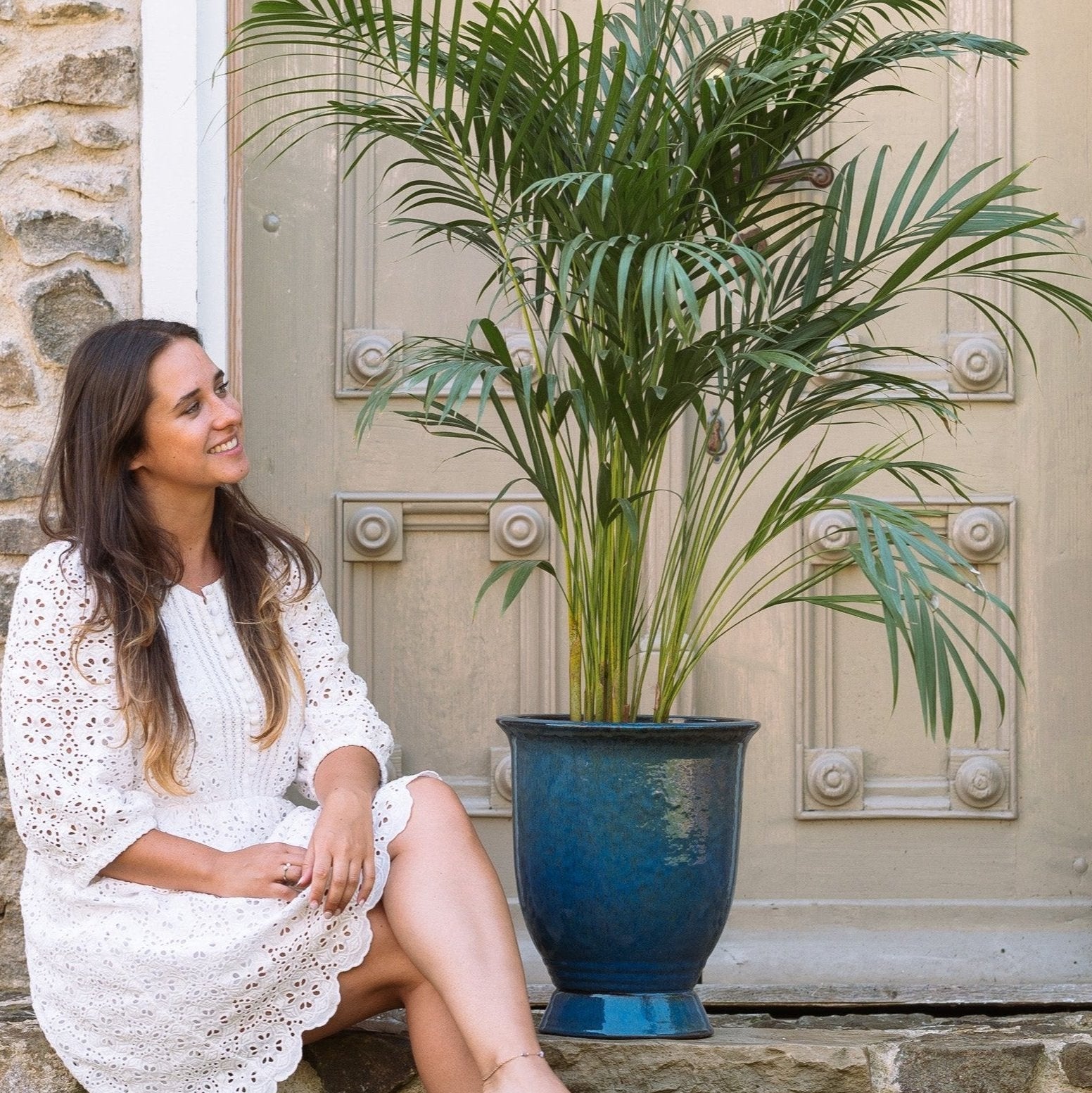 Provencelia ARTHUR Meeresblau – Premium Keramiktopf, zeitloses Design