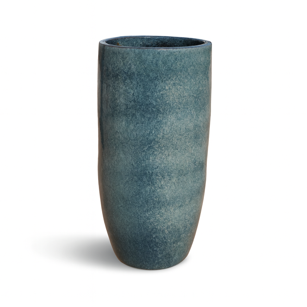 Keramik-Blumentopf ATHENA - Blau