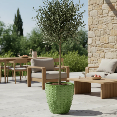 Keramik-Blumentopf ATTILA - Apfelgrün