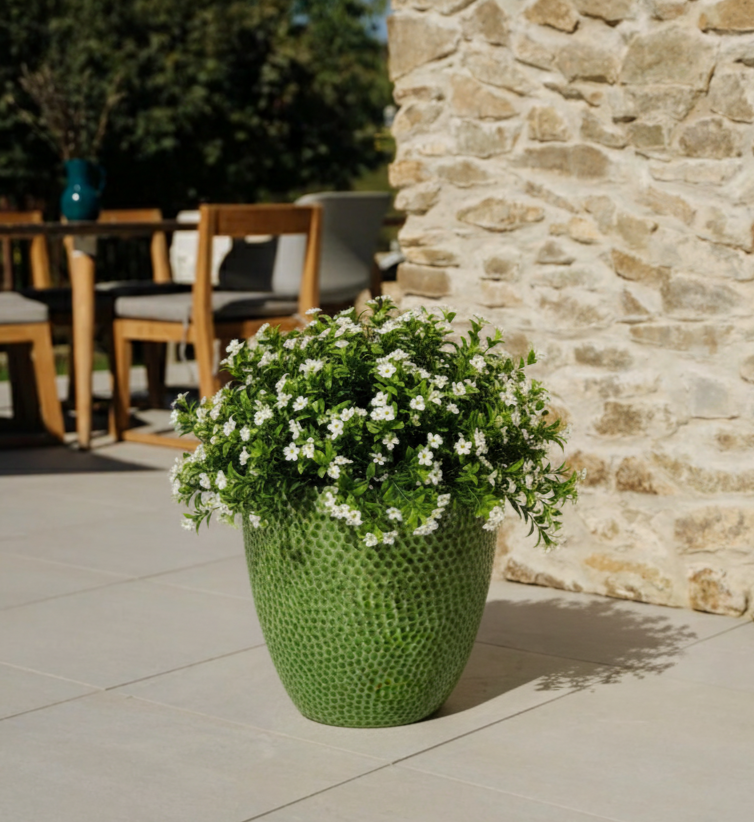 Keramik-Blumentopf CIGALINE - Apfelgrün