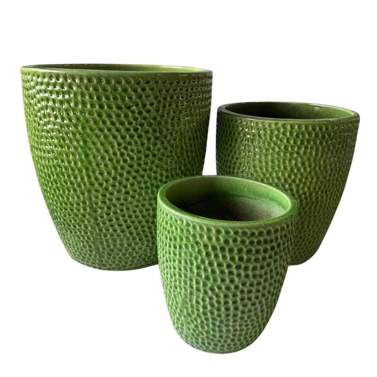 Keramik-Pflanzkübel CIGALINE - Apfelgrün