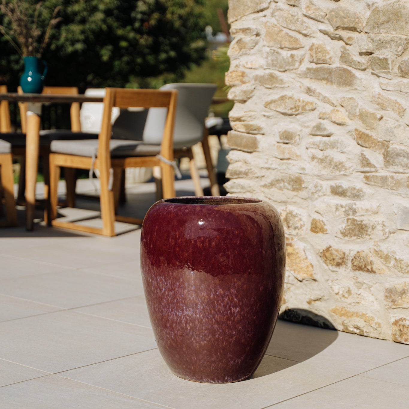 Keramický květináč Galiee - Fialová - Provencelia.cz