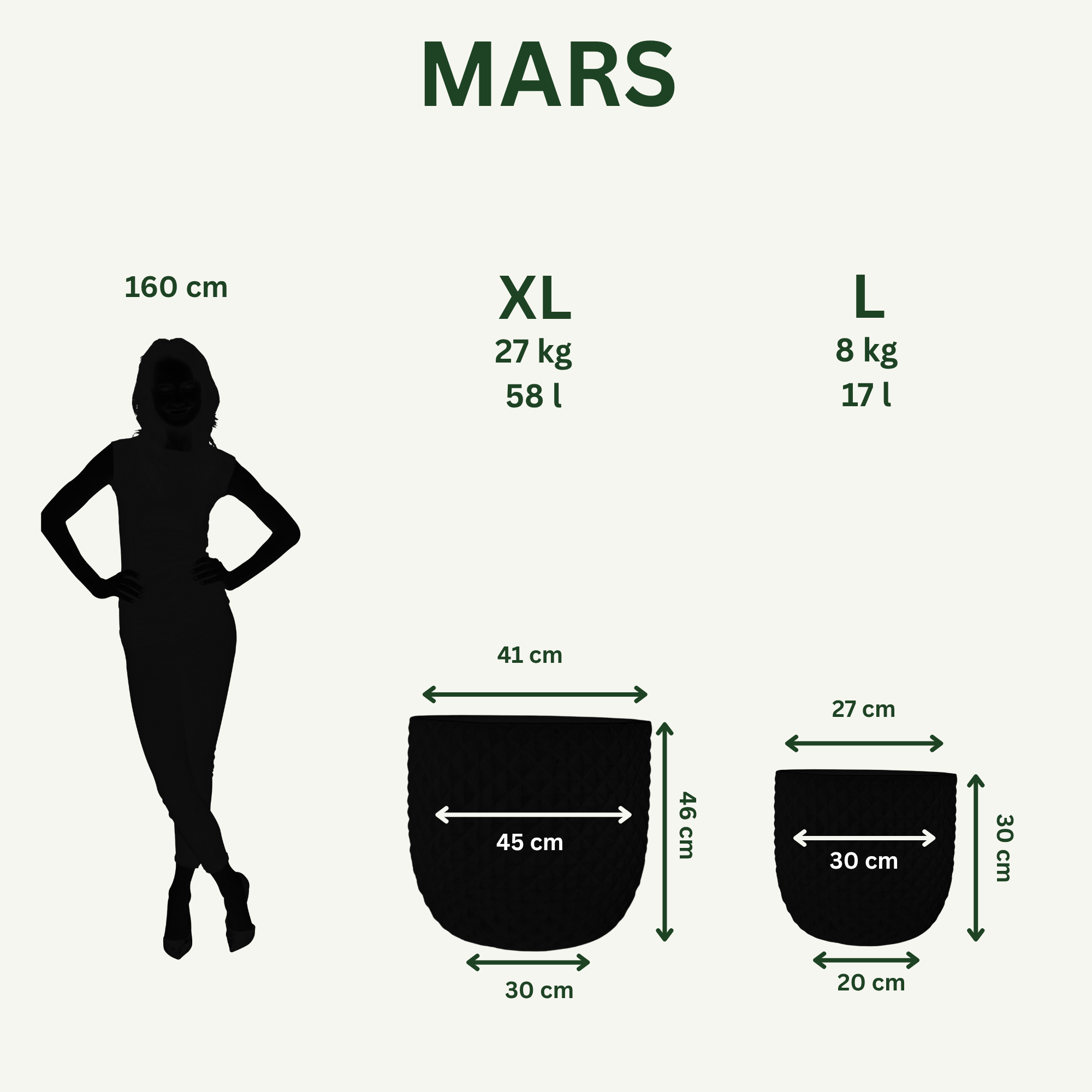 Keramik-Blumentopf MARS - Imperialrot