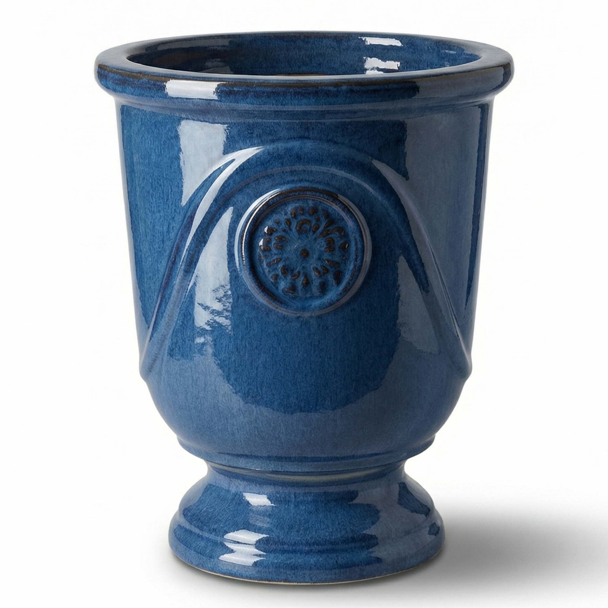 Keramik-Blumentopf MOLIÉRE - Antikblau
