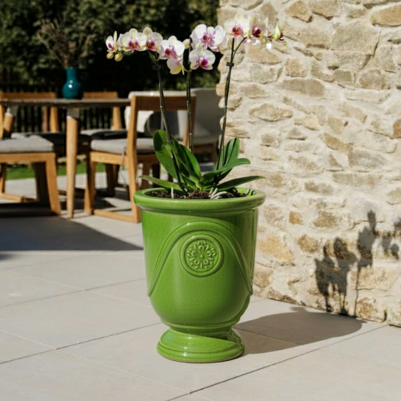 Keramik-Blumentopf MOLIÉRE - Apfelgrün