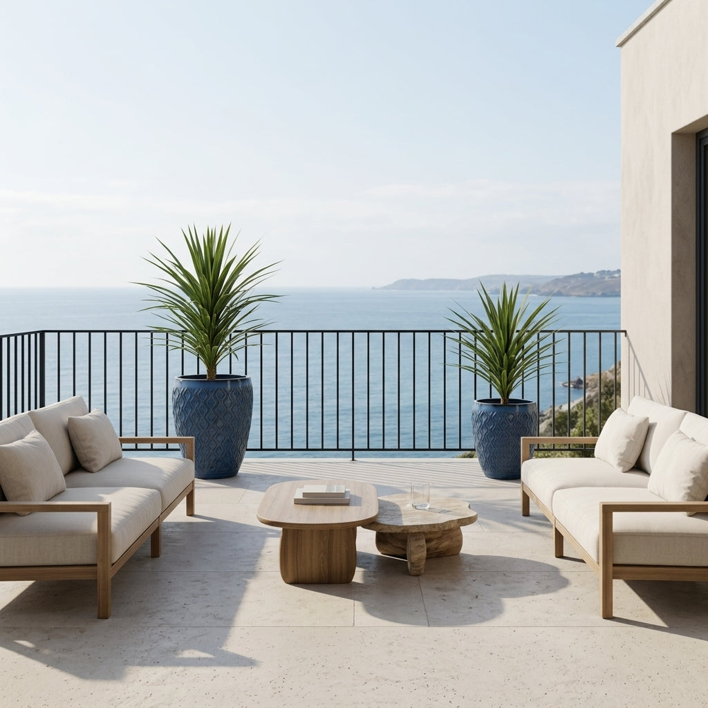 Provencelia PHENIX Antikenblau – Premium Keramiktopf, zeitloses Design
