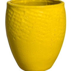 Keramik-Blumentopf POSEIDON - Gelb