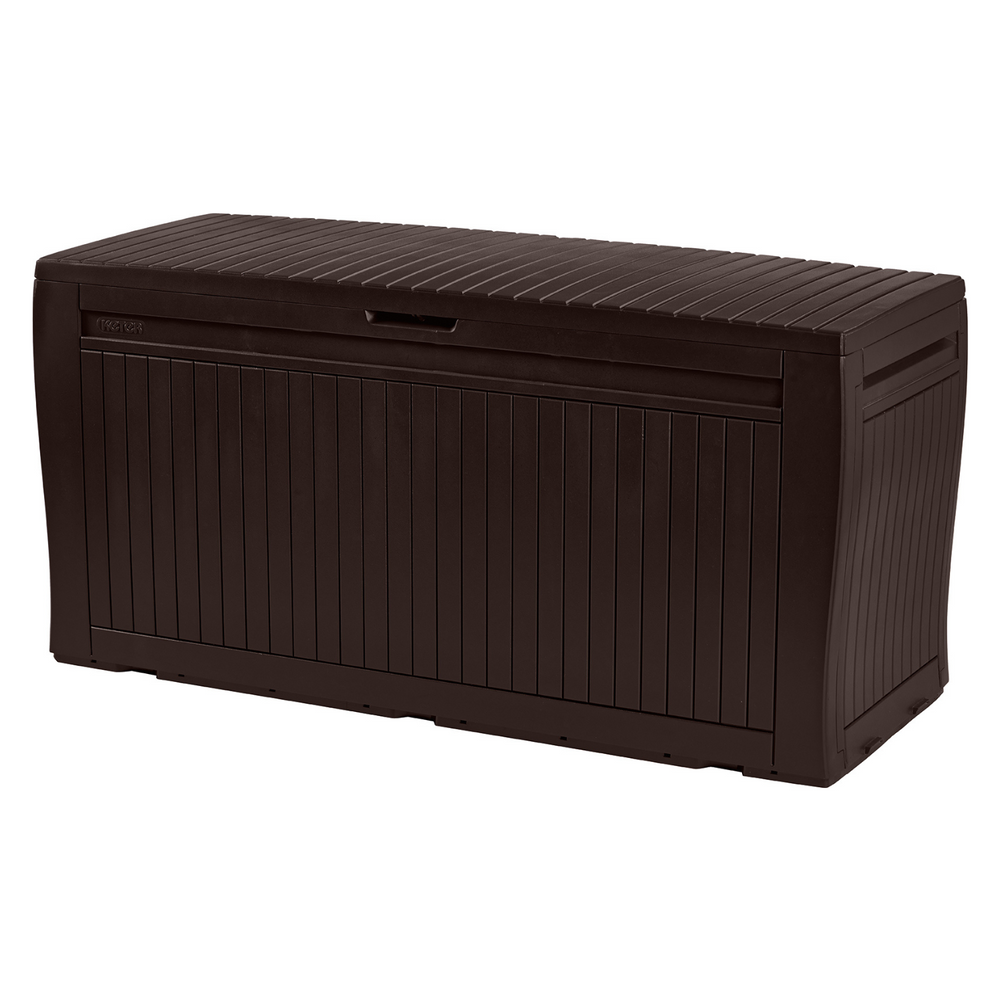 Keter Comfy 270 L — Aufbewahrungsbox 117×45×57 cm, Braun