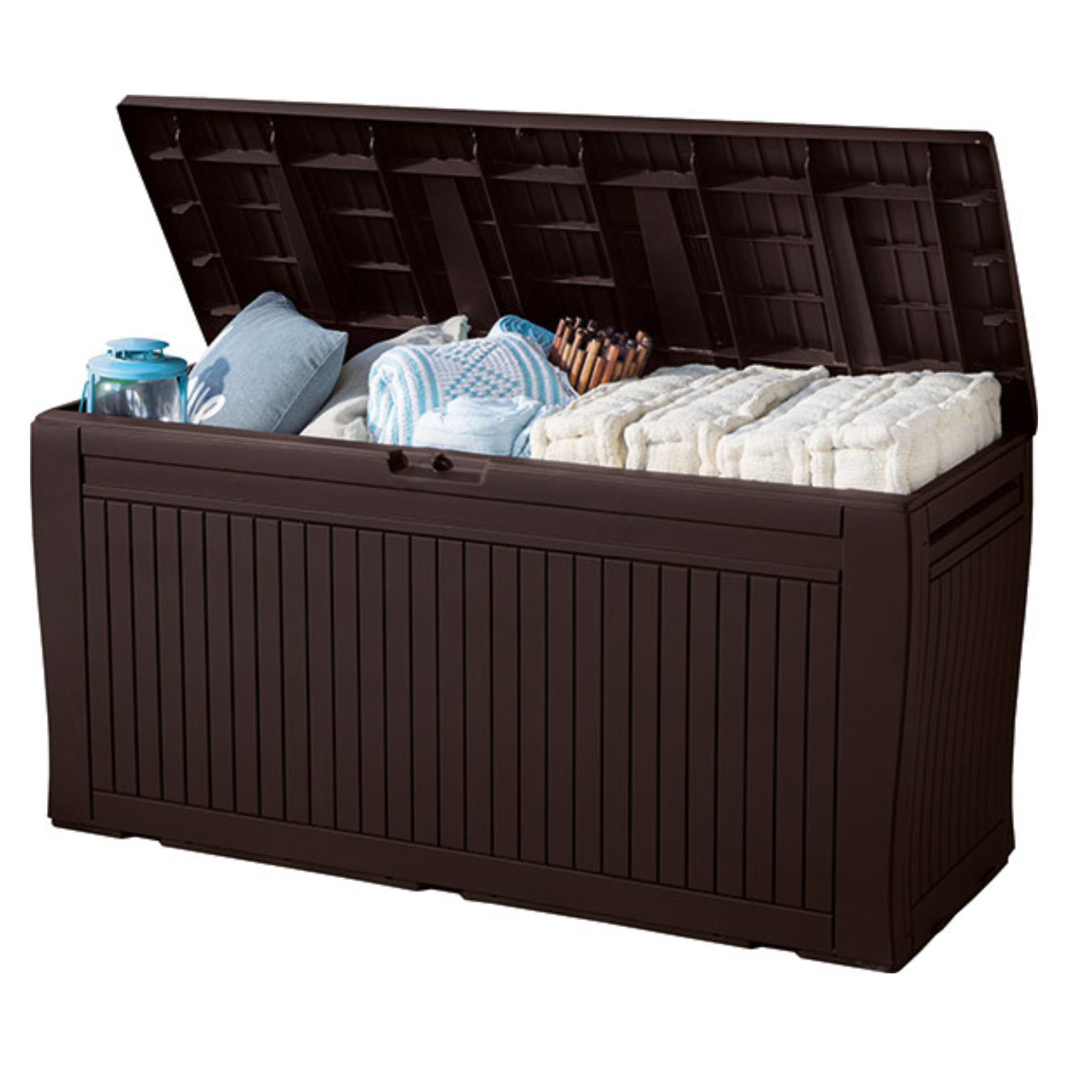 Comfy 270 L Storage Box 117×45x57 cm, Brown