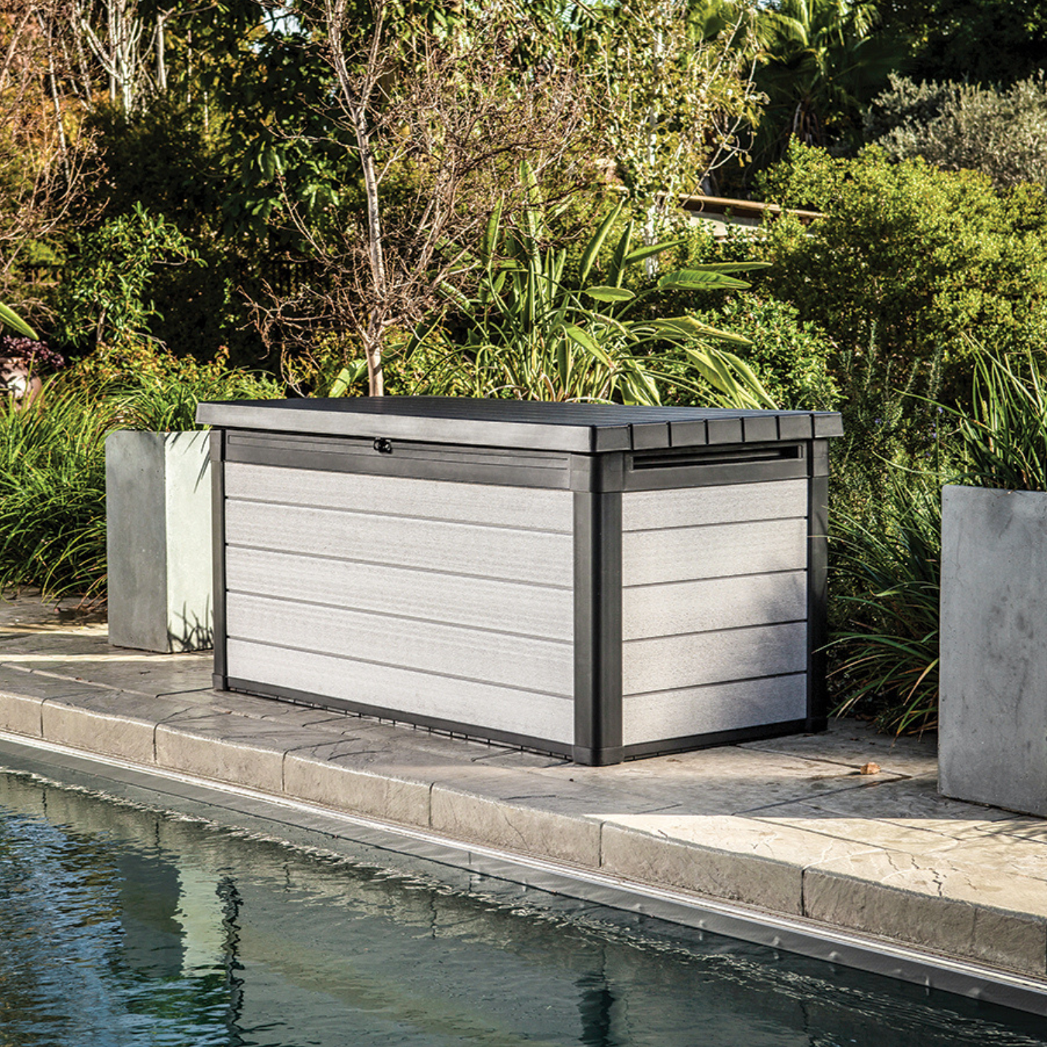 Denali DuoTech 570L Coffre de rangement 152x72x70 cm, Gris