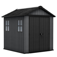 Keter Newton Plus 7×7,5 — Gartenhaus, Grau