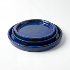 Podmiska pod květináč - Majorellová modř