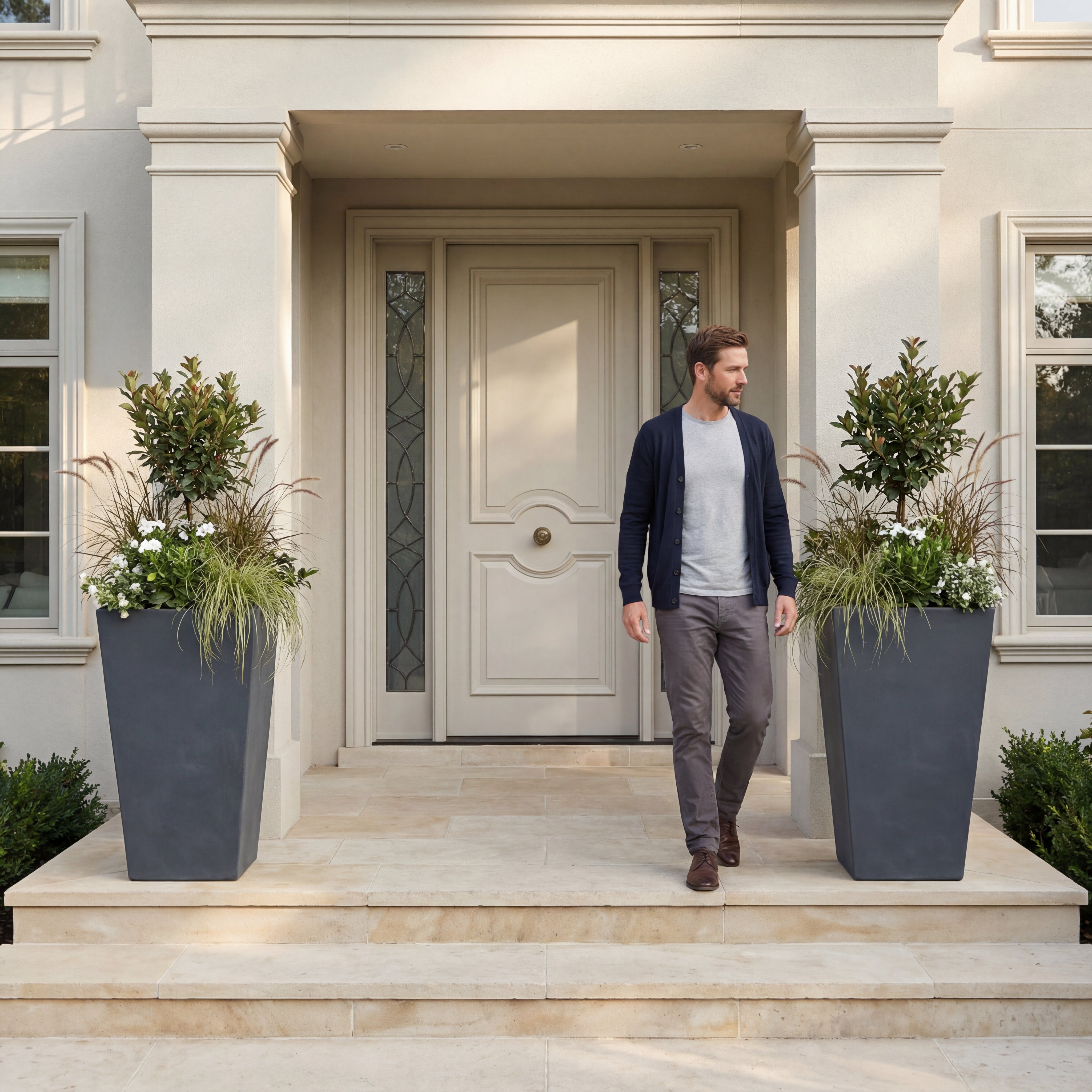 Betonový květináč AERIS - doplňující náhled