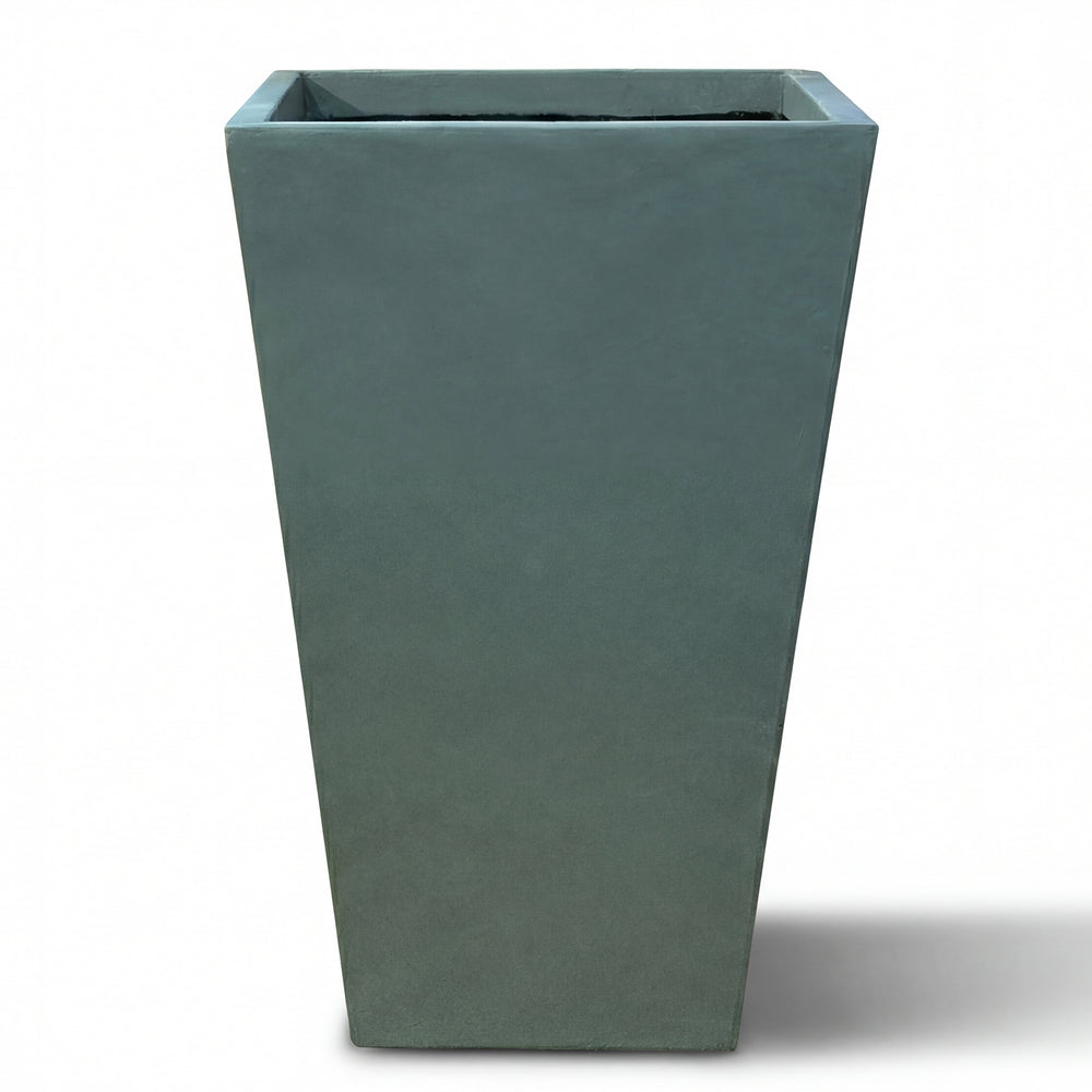 Beton-Pflanzkübel AERIS – Dunkelgrün - XL (40 x 40 x 62 cm)