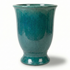 Keramický květináč Arthur - Azurově modrá