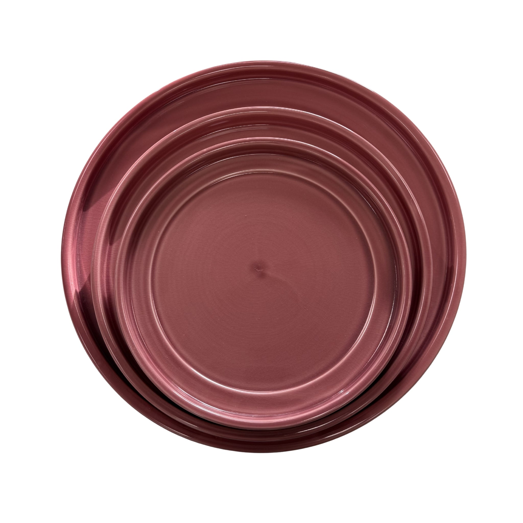 Untersetzer für Pflanzkübel – Rosa