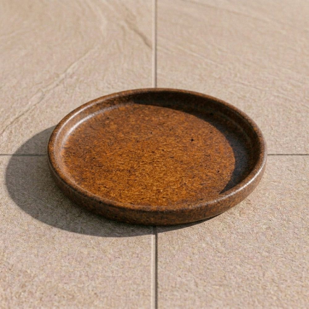 Untersetzer für Pflanzkübel - Rostoptik (Ø 15–40 cm)