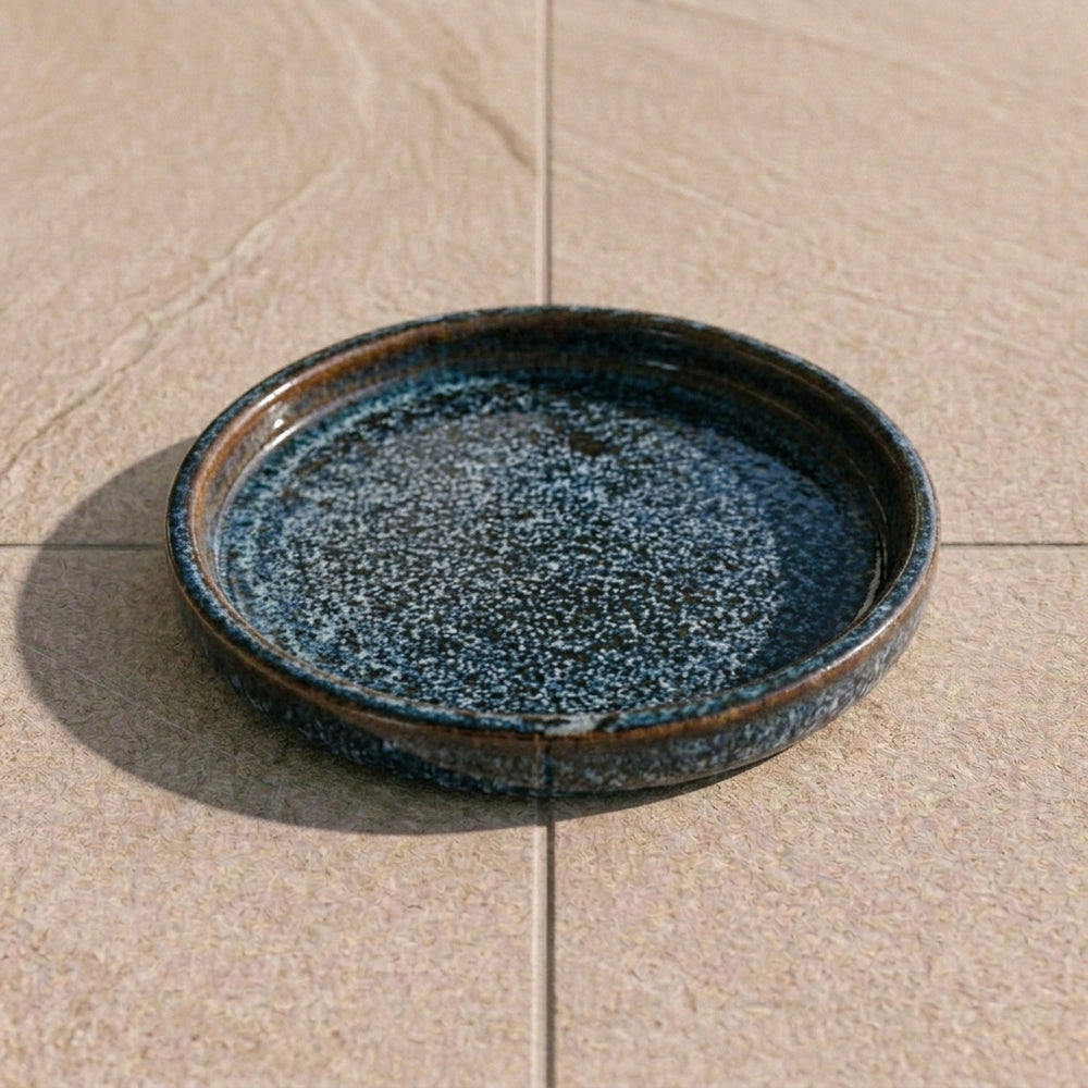 Untersetzer für Pflanzkübel – Eisblau (Ø 15–40 cm)