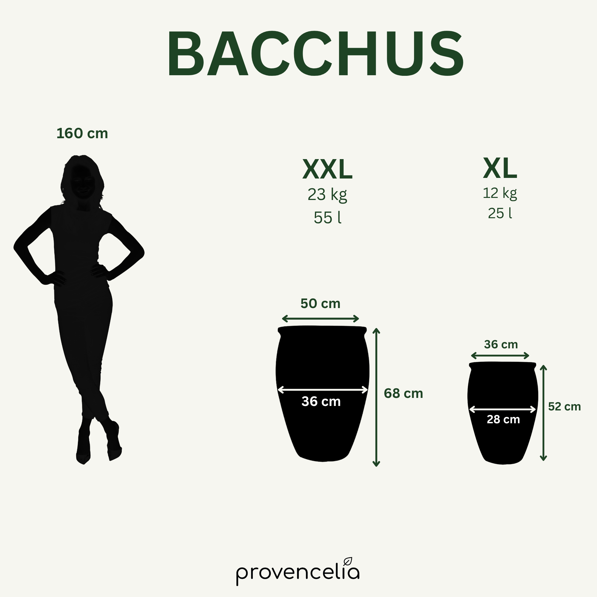 Keramik-Pflanzkübel BACCHUS - Wüstengelb
